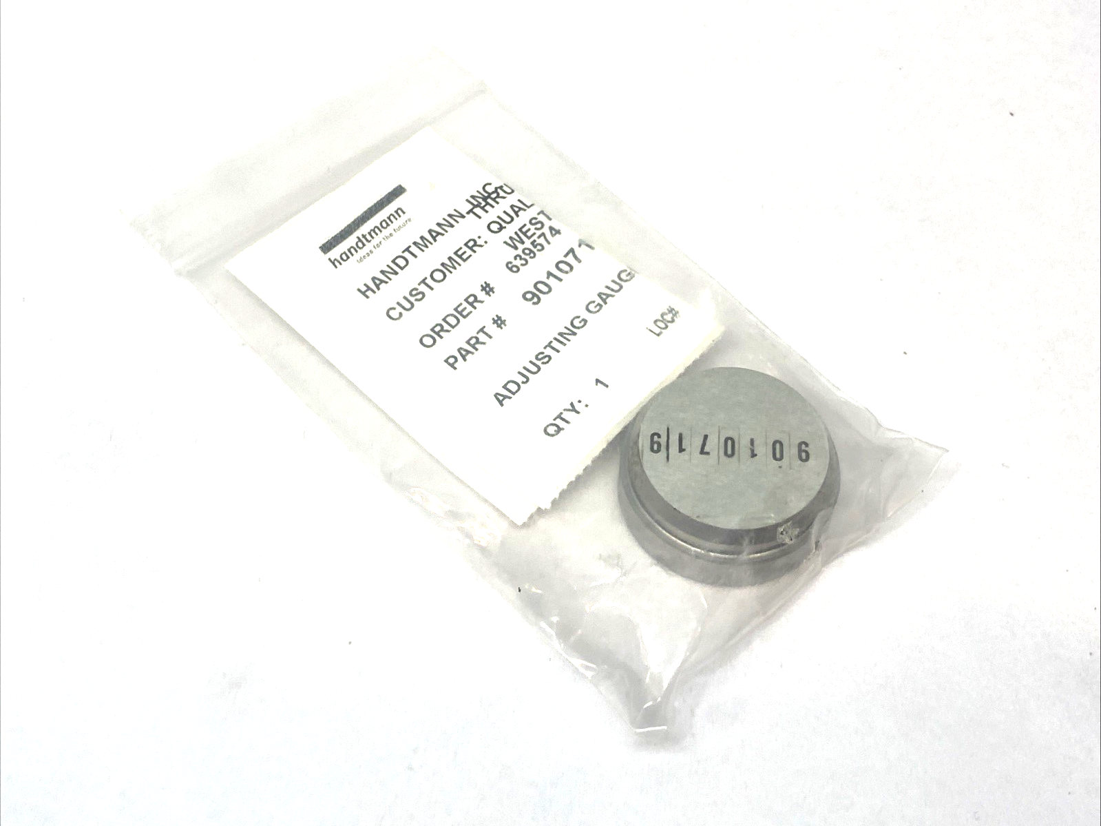 9010719 | Handtmann Adjusting Gauge - New – Open box - Maverick Industrial Sales