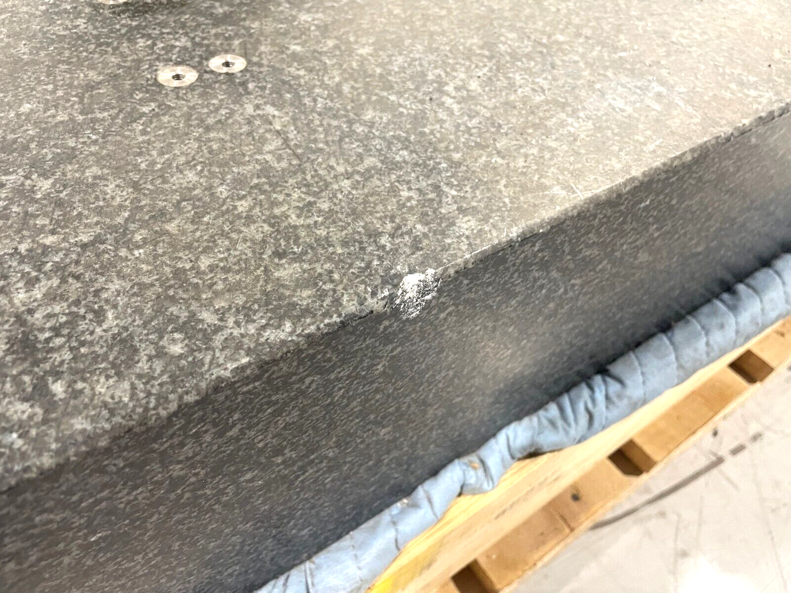 Mycrona Maschinentyp CMM Machine Granite Base, 45-1/2" x 44-11/16" x 7" - Maverick Industrial Sales