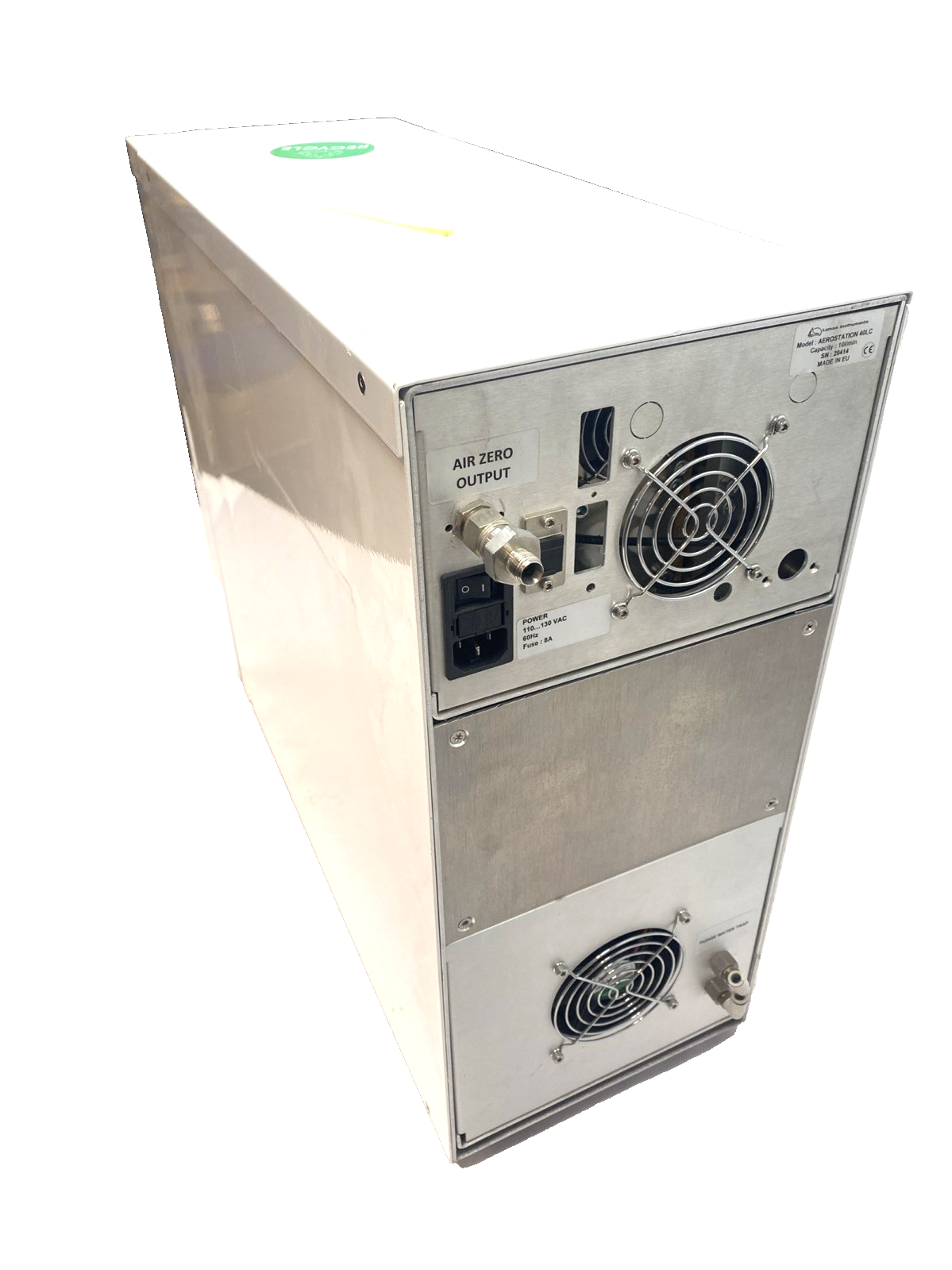 AEROSTATION 40LC | Leman Instruments Ultra Zero Air Generator Lab DAMAGED OVEN FAN - For parts or not working - Maverick Industrial Sales