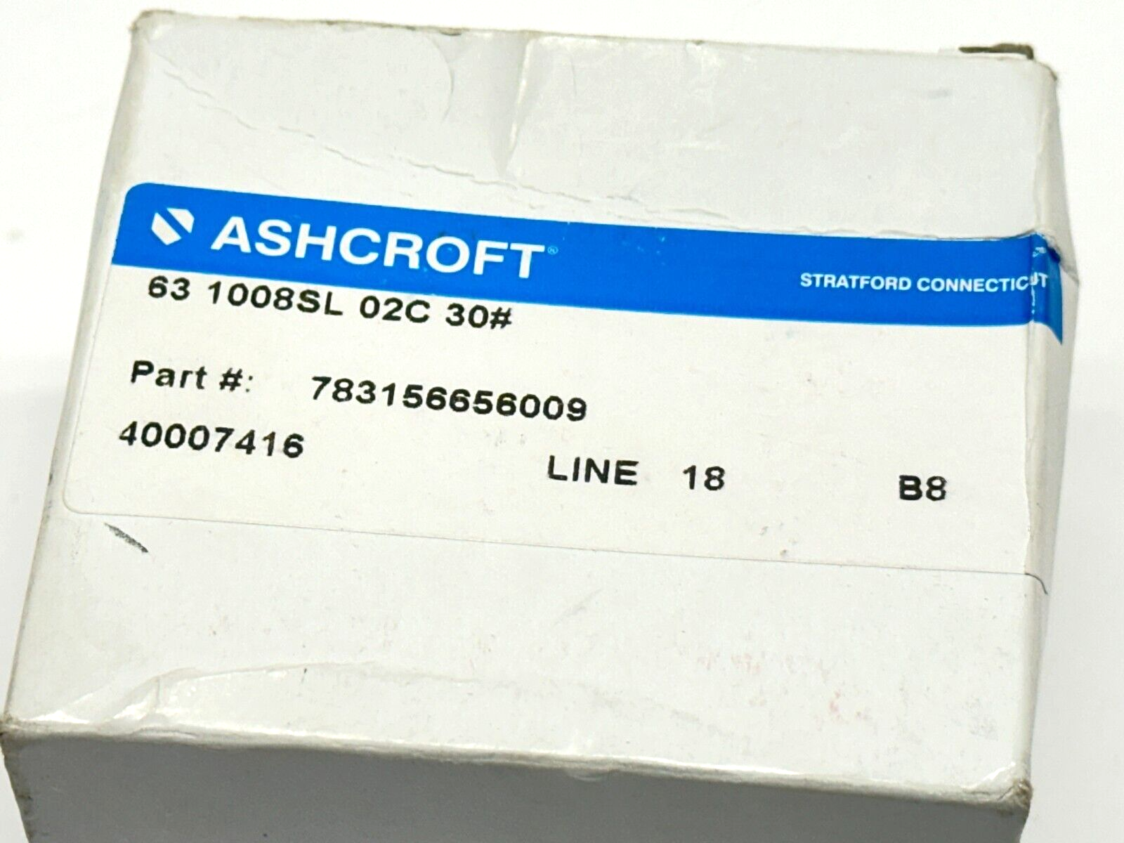 Ashcroft 783156656009 Pressure Gauge 0-30PSI - Maverick Industrial Sales