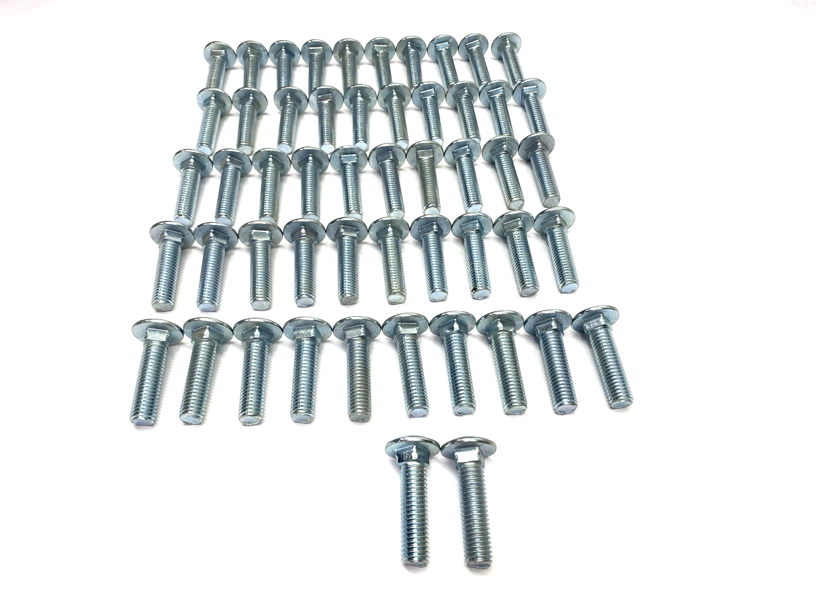 1/2"-13 x 2" Carriage Bolt Grade 2 LOT OF 52 SHELFWARE - New – Open box - Maverick Industrial Sales