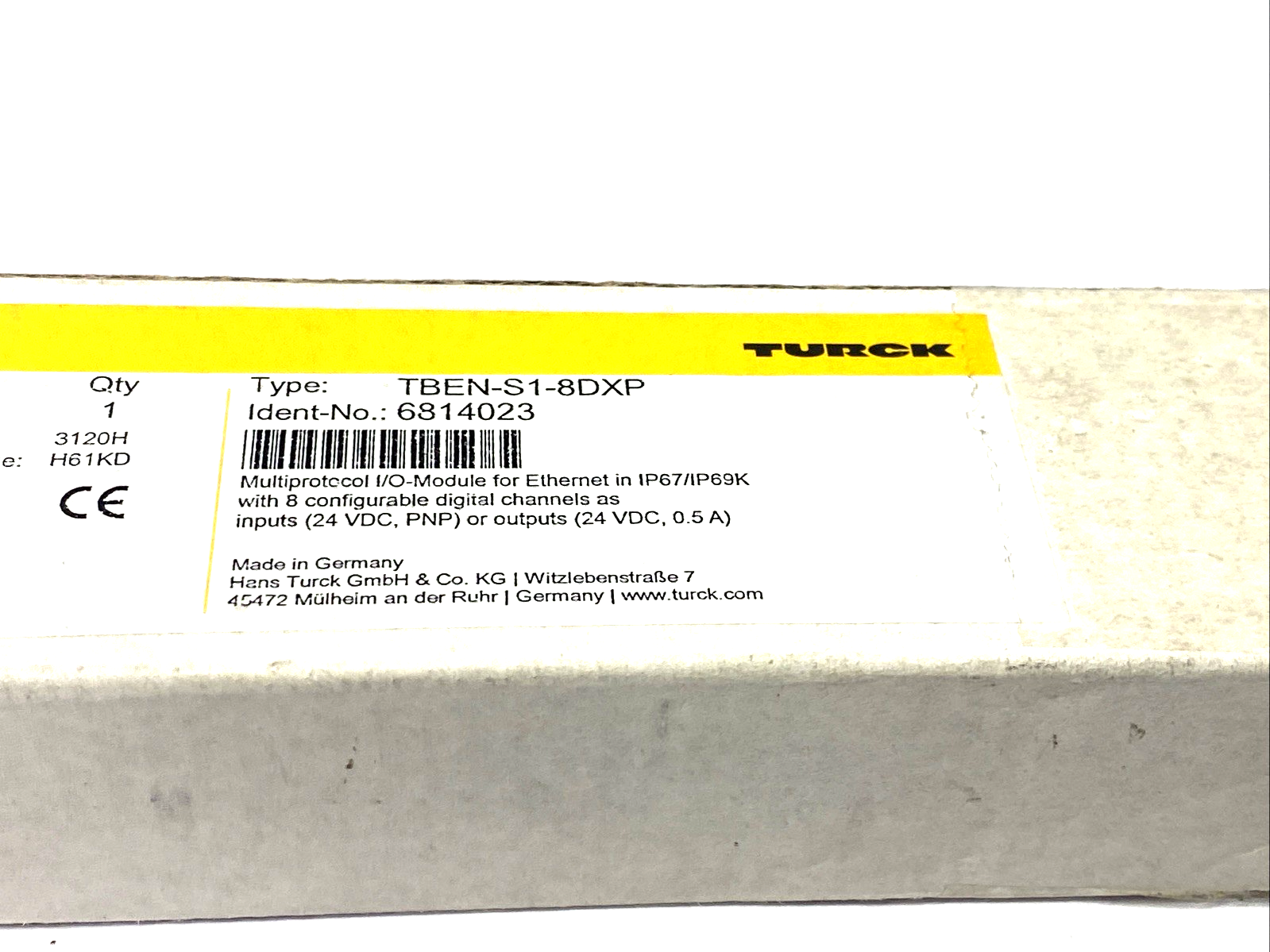 TBEN-S1-8DXP | Turck Compact Multiprotocol I/O Module for Ethernet 6814023 - New – Open box - Maverick Industrial Sales