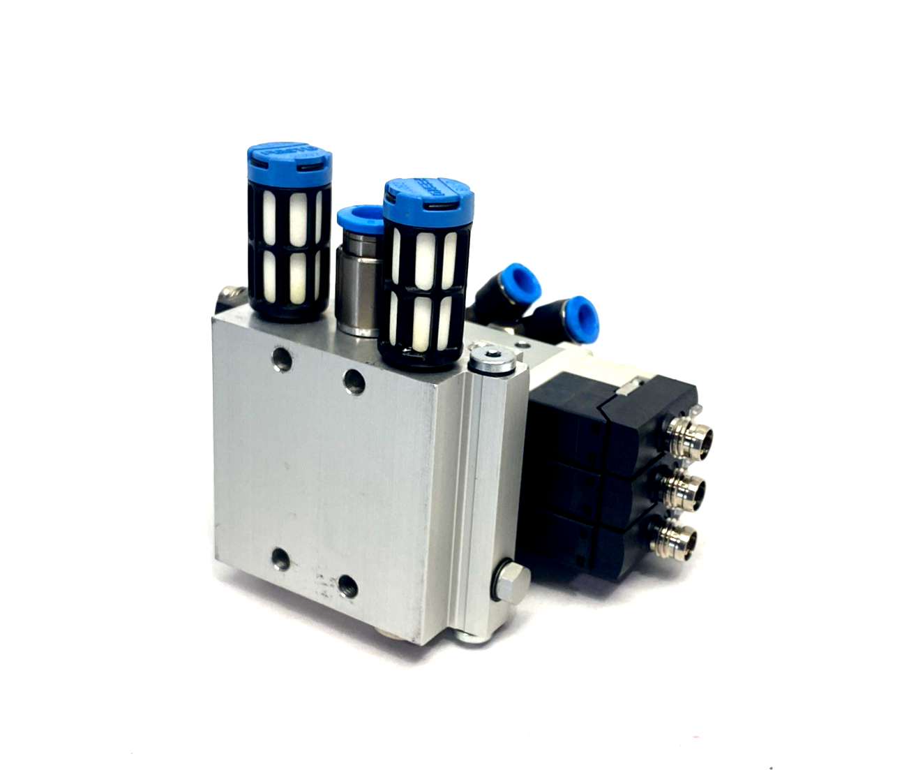 Festo VUVG-L10-P53C-T-M7-1P3 3-Station Solenoid Valve Manifold 566476 - Maverick Industrial Sales
