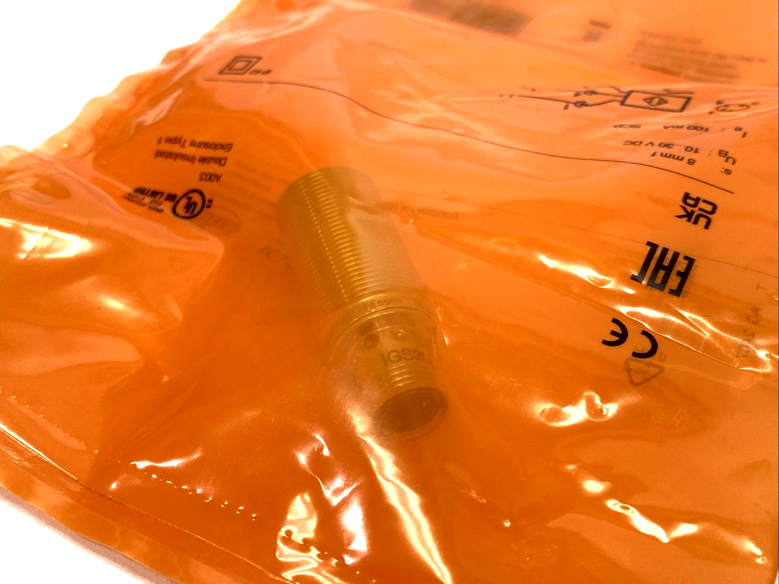 ifm IGS204 Inductive Sensor PNP N.O. M18 Thread, IGB3008BBPKG/US-104 - Maverick Industrial Sales