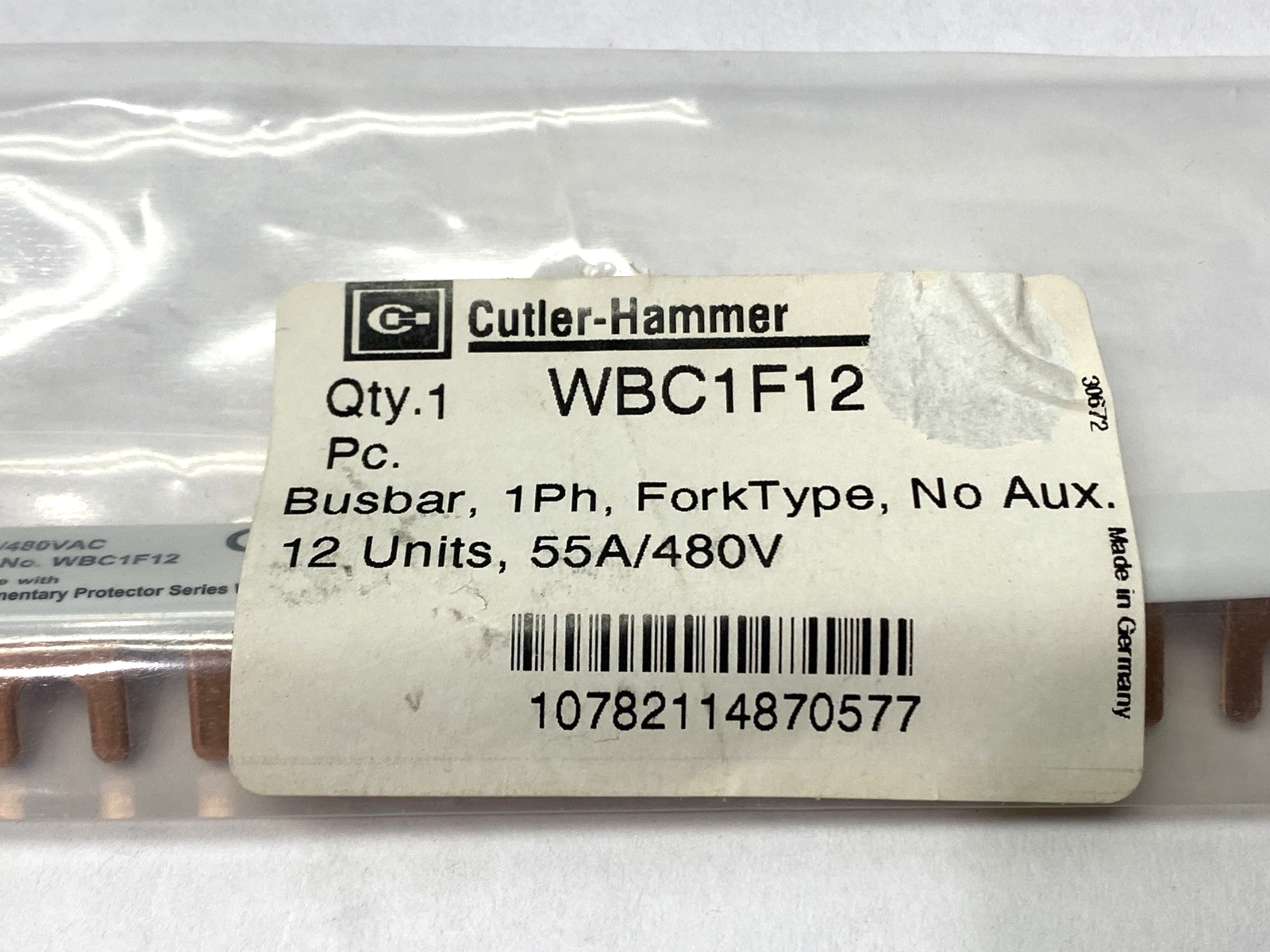Cutler Hammer WBC1F12 Busbar 12 Units - Maverick Industrial Sales