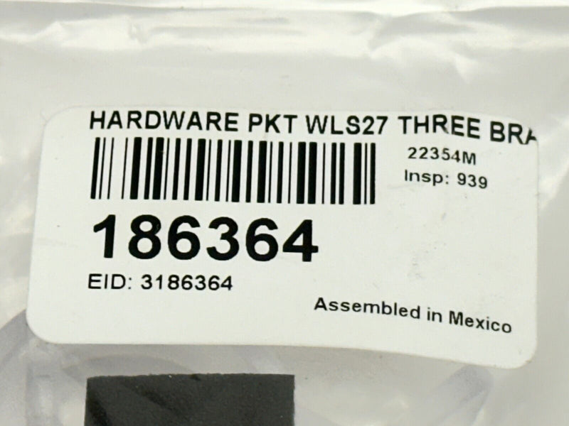 Banner 186364 WLS27 Hardware PKT Three Brackets - Maverick Industrial Sales