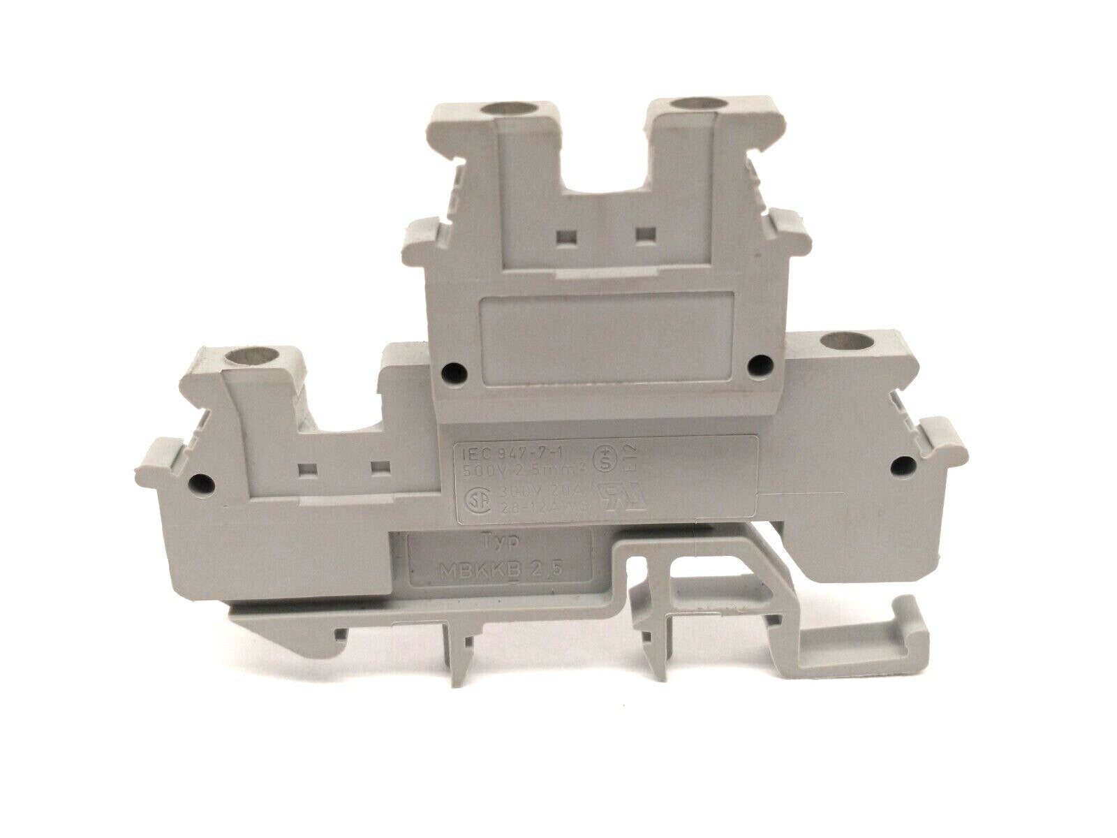 MBKKB 2,5,MBKKB,1414064 | Phoenix Contact MBKKB 2,5 Mini Feed-Through Terminal Block 1414064 LOT OF 5 - Used - Maverick Industrial Sales