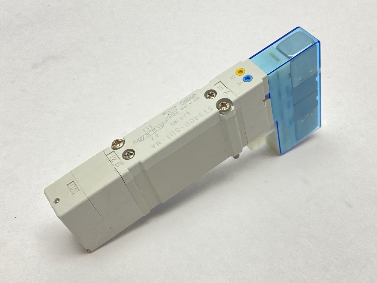 SY5400-5U1-NA | SMC Pneumatic Solenoid Valve 5-Port - Used - Maverick Industrial Sales