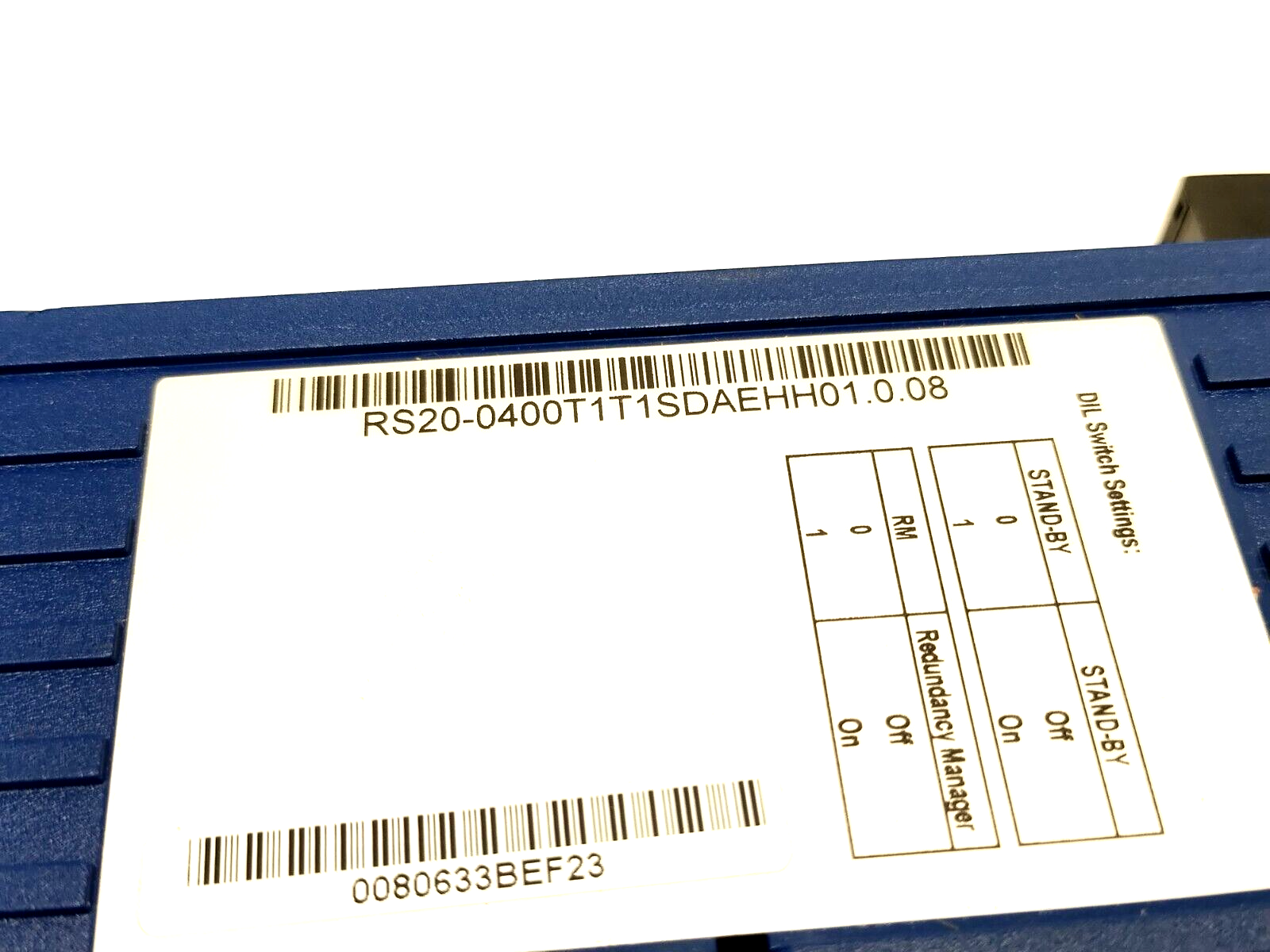 Hirschmann RS20 4-Port Industrial Ethernet Rail Switch RS20-0400T1T1SDAE - Maverick Industrial Sales