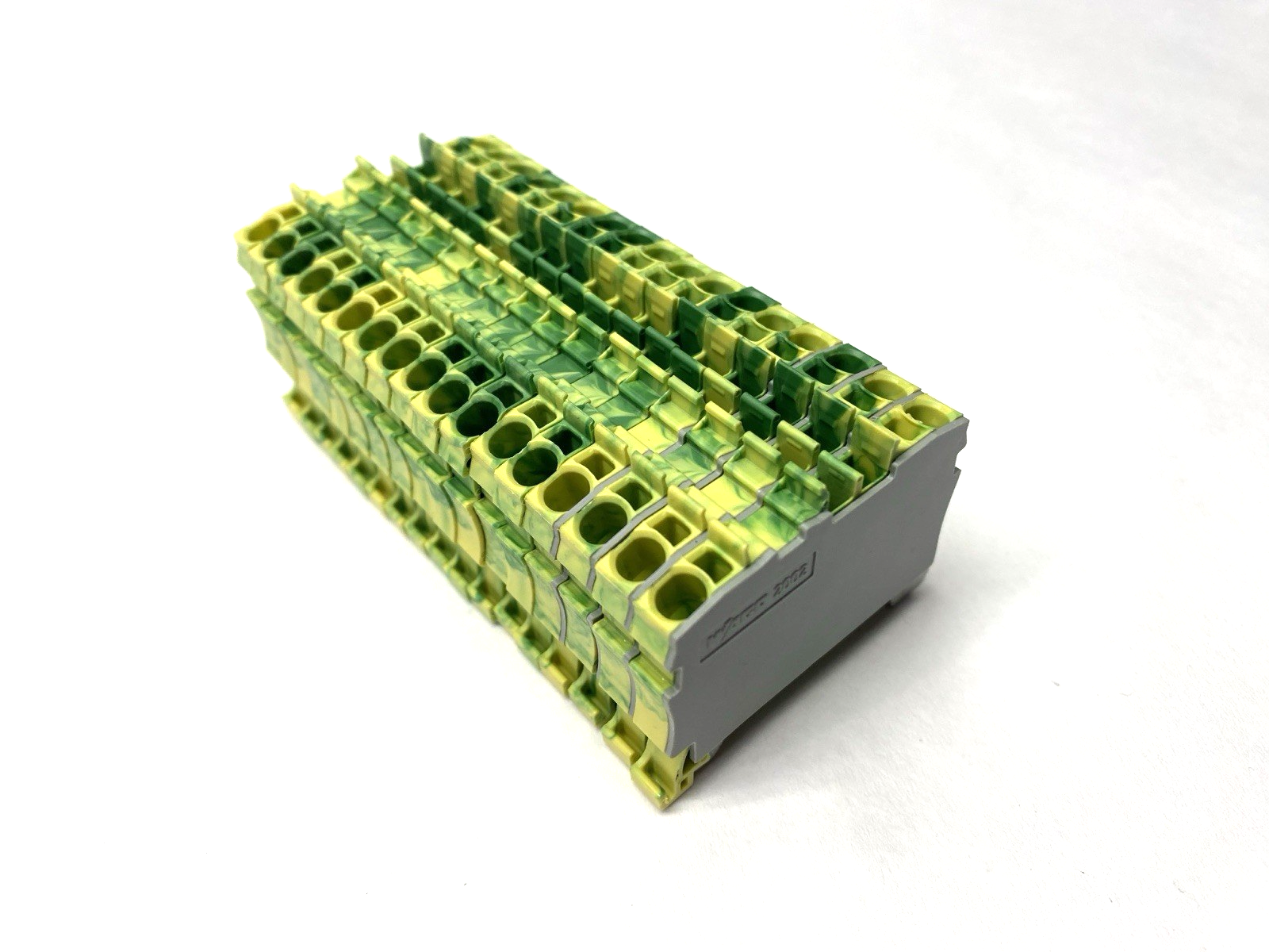 2002-1207 | Wago Topjobs Ground Terminal Block 2-Conductor LOT OF 17 - Used - Maverick Industrial Sales