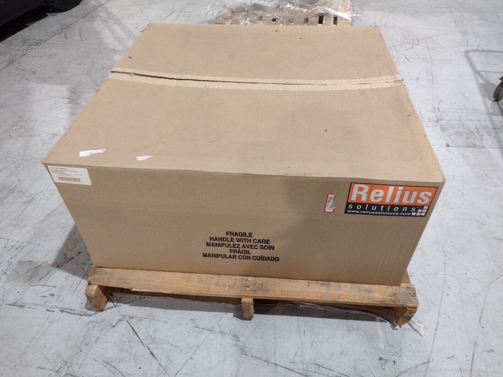 Relius Vision DPB3600 36" Dome 360 Degree Acrylic Dome Mirror 7943301 - Maverick Industrial Sales
