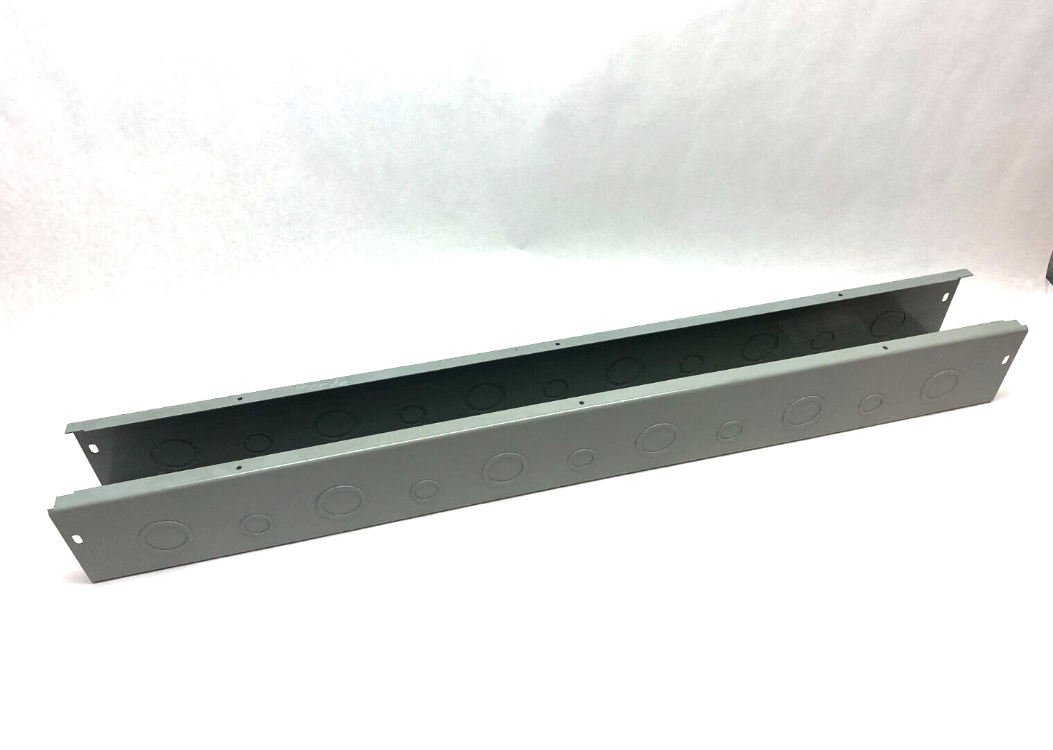 Cooper B-Line 4436G Straight Lay-In Wireway Section 4" x 4" x 36" Gray NO COVER - Maverick Industrial Sales