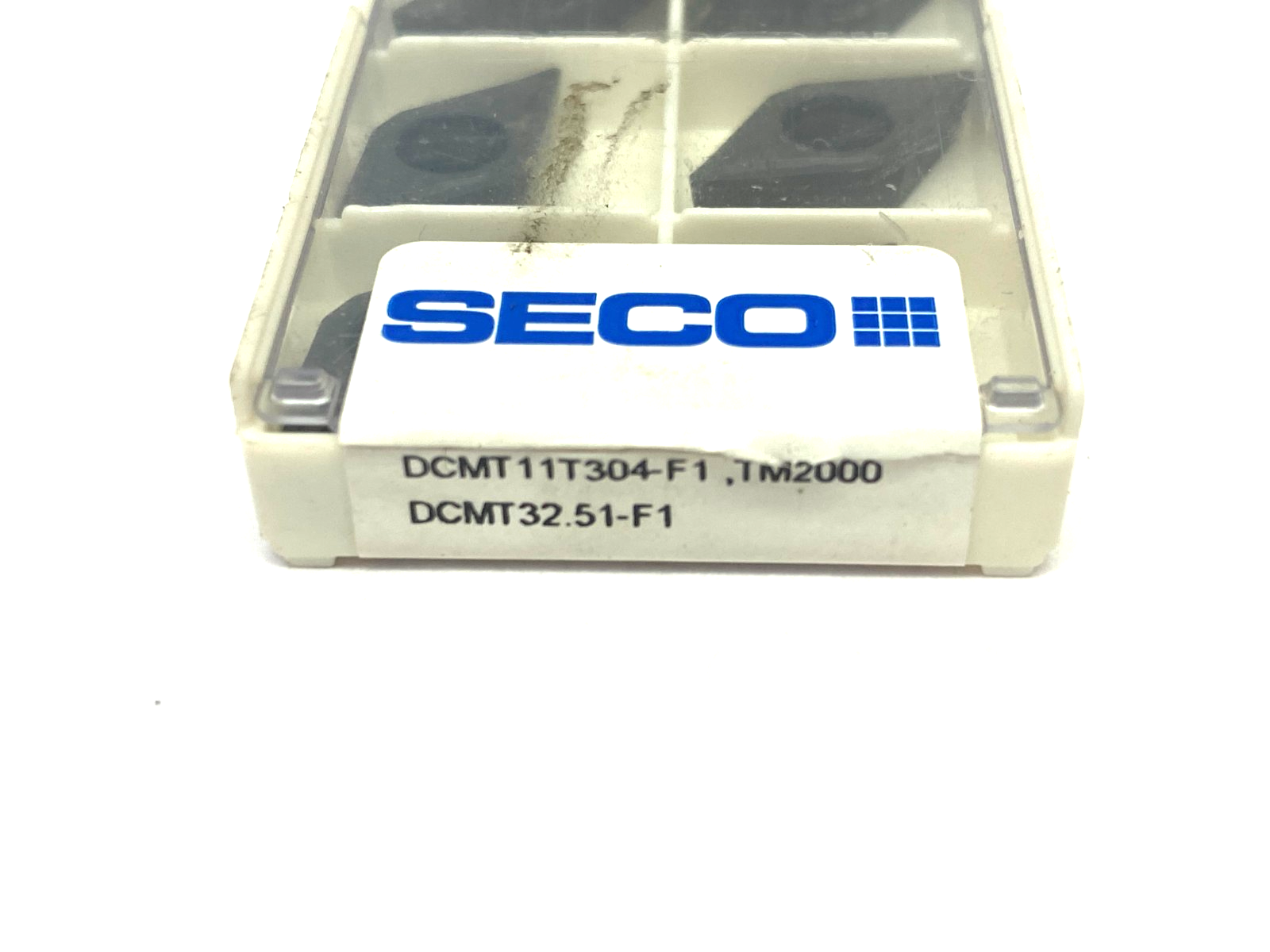 DCMT11T304-F1, TM2000 | Seco DURATOMIC Insert for Turning DCMT32.51-F1 PKG OF 10 - New – Open box - Maverick Industrial Sales