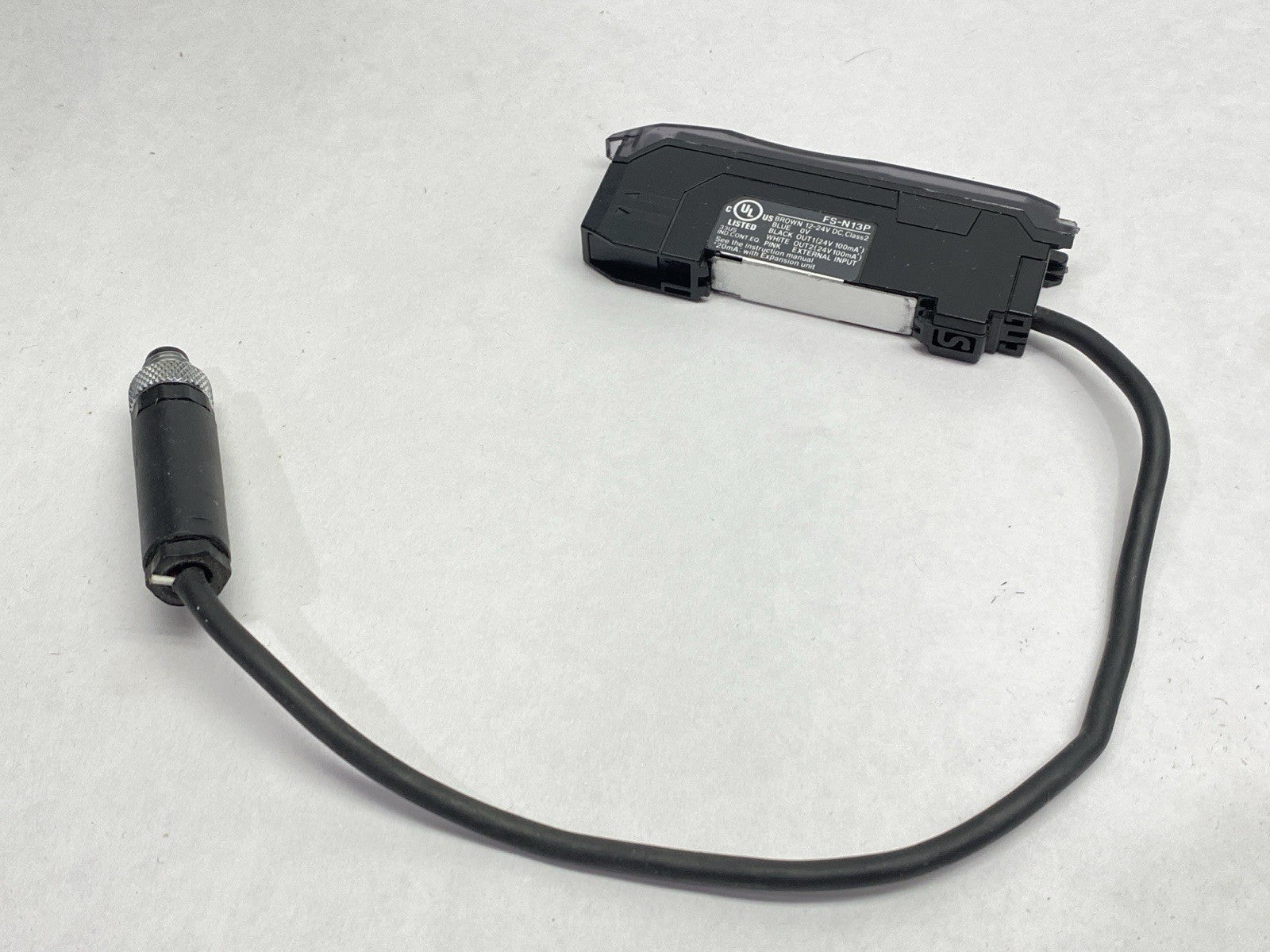 Keyence FS-N13P Digital Fiber Optic Sensor Fiber Amplifier Cable Type Main Unit - Maverick Industrial Sales