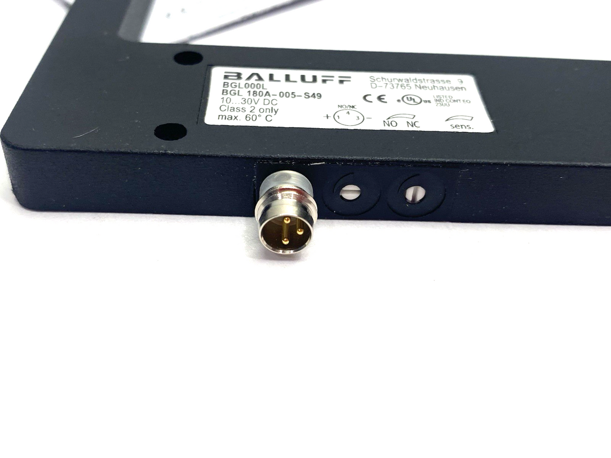 Balluff BGL000L Standard Photoelectric Fork Sensor Metal, BGL 180A-005-S49 - Maverick Industrial Sales