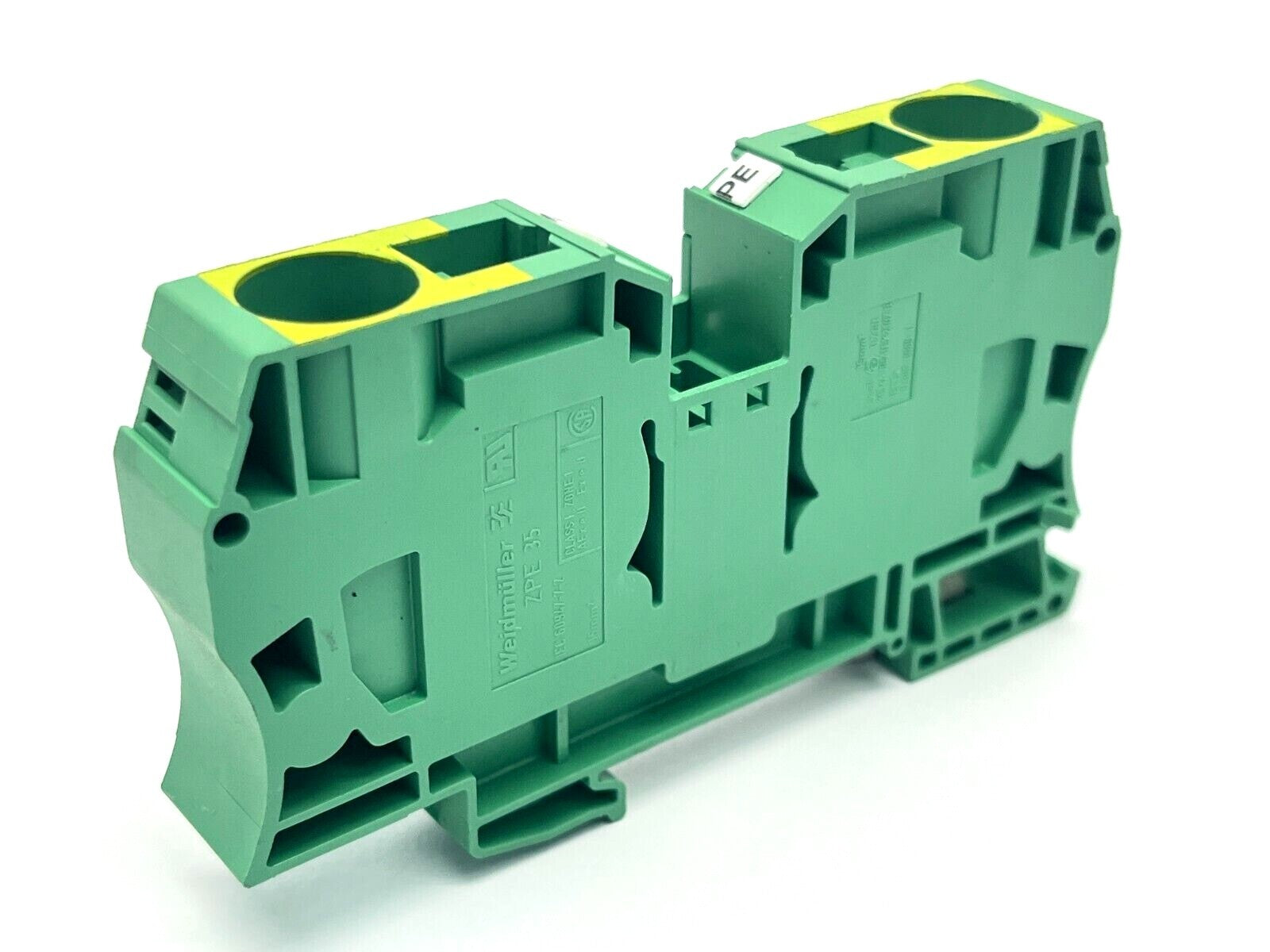 Weidmuller ZPE 35 Ground Terminal Block 1739650000 - Maverick Industrial Sales