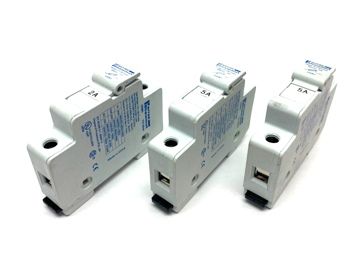Ferraz Shawmut Y213944 UltraSafe Midget Fuse Holder 1-Pole 800V 30A LOT OF 3 - Maverick Industrial Sales