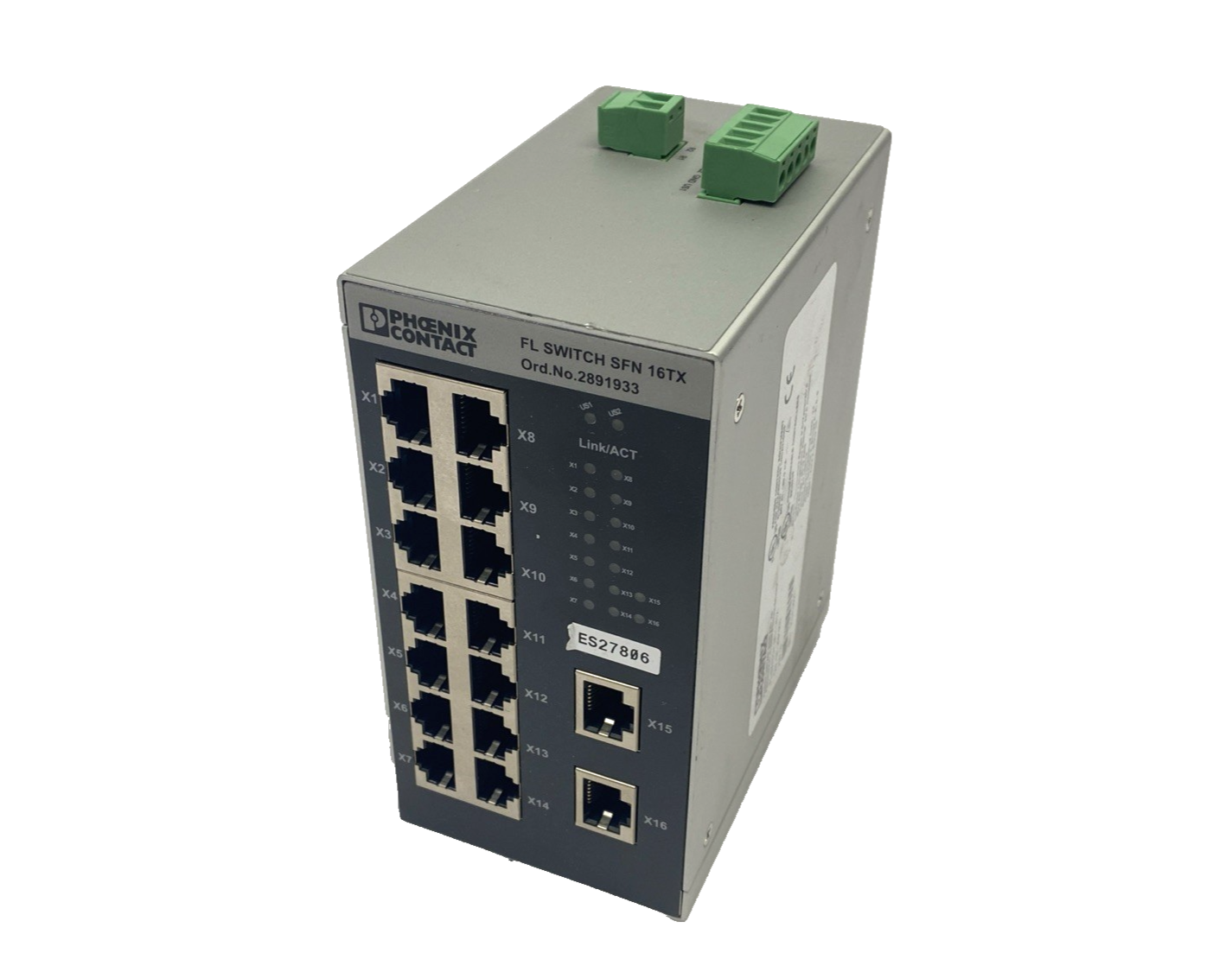 FL SWITCH SFN 16TX | Phoenix Contact Industrial Ethernet Switch 2891933 - Used - Maverick Industrial Sales