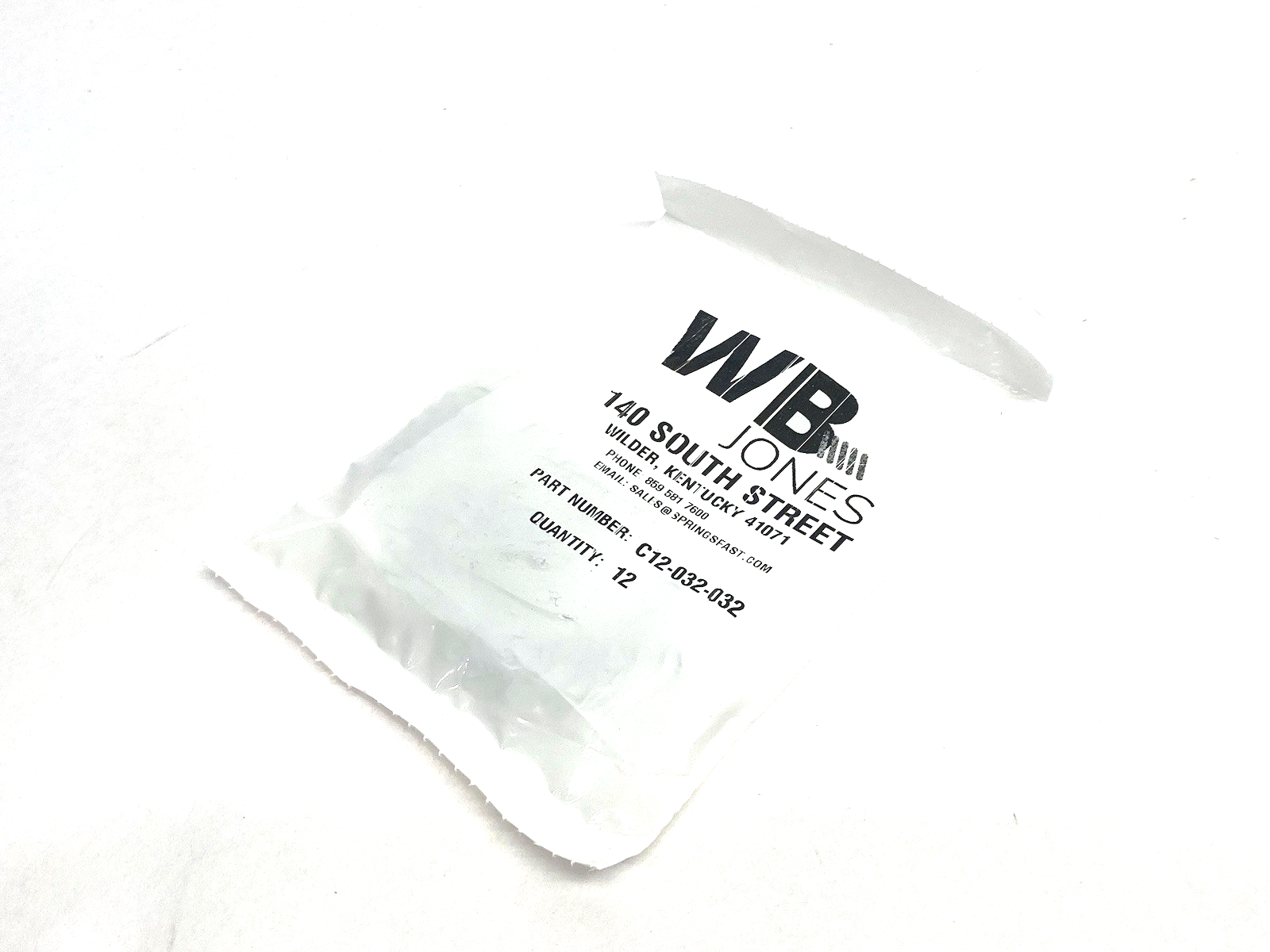 C12-032-032 | WB Jones Compression Spring, 1" Long, 0.36" OD, 0.296" ID 12-PACK - New - Maverick Industrial Sales