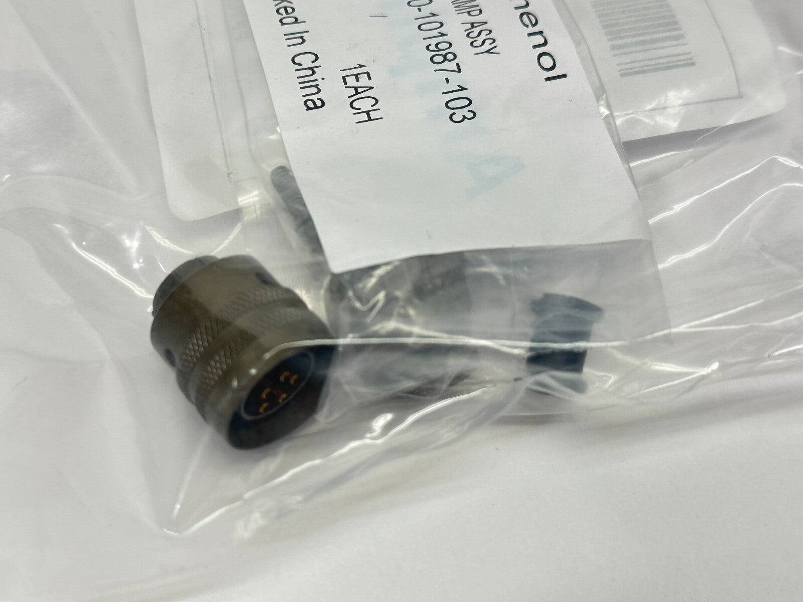 Amphenol PT06A-10-5P-SR MIL Spec Circular Connector Male 5-Pin Size 10 Straight - Maverick Industrial Sales
