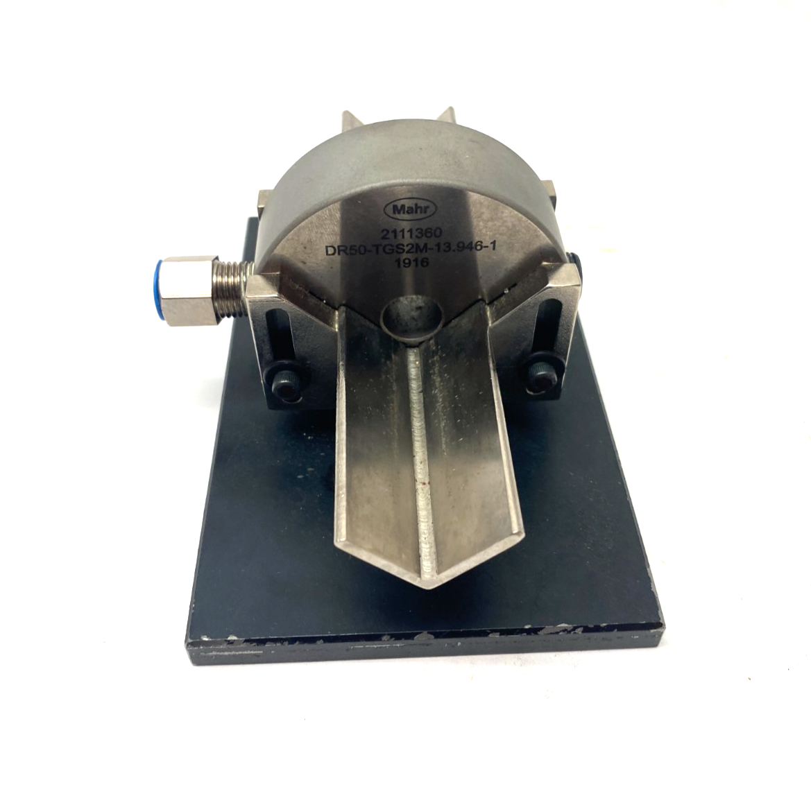Mahr 2111360 Dimensionair 2-Jet Air Ring Gauge DR50-TGS2M-13.946-1 w/ Base Plate - Maverick Industrial Sales