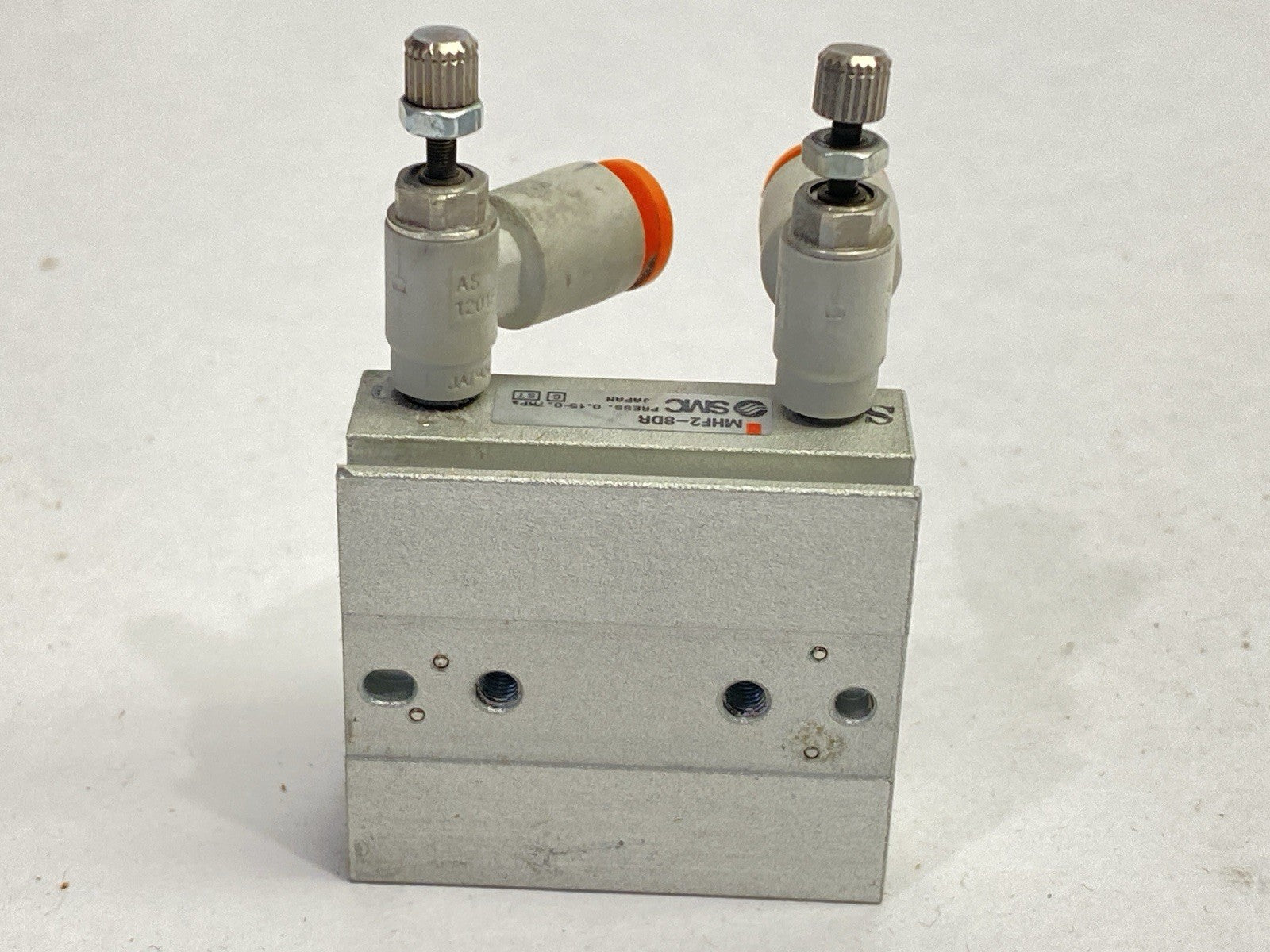 MHF2-8DR | SMC Pneumatic Gripper 8mm Bore Short Stroke - Used - Maverick Industrial Sales