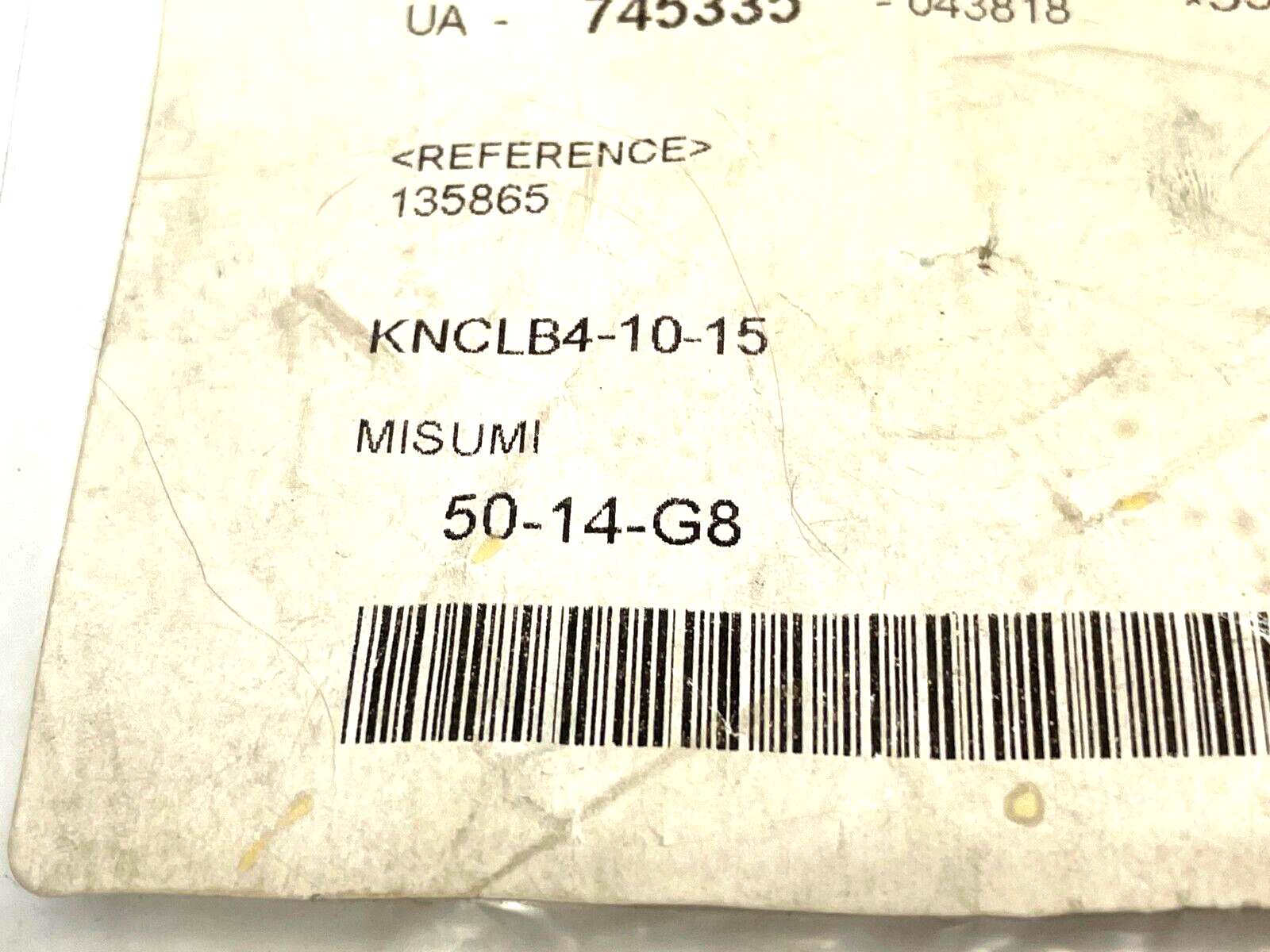 MiSUMi KNCLB4-10-15 Straight Spacer LOT OF 2 - Maverick Industrial Sales