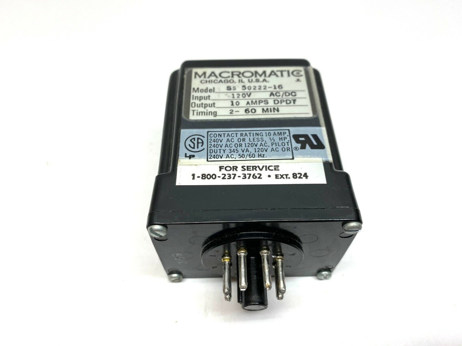 Macromatic SS 50222-16 Solid State Time Delay Relay - Maverick Industrial Sales