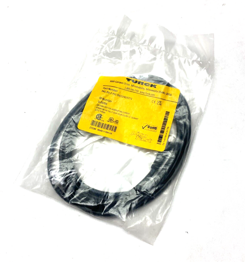 Turck PKG 3M-2-PSG 3M/S760/S771 Picofast Double Ended Cordset U-28788 - Maverick Industrial Sales