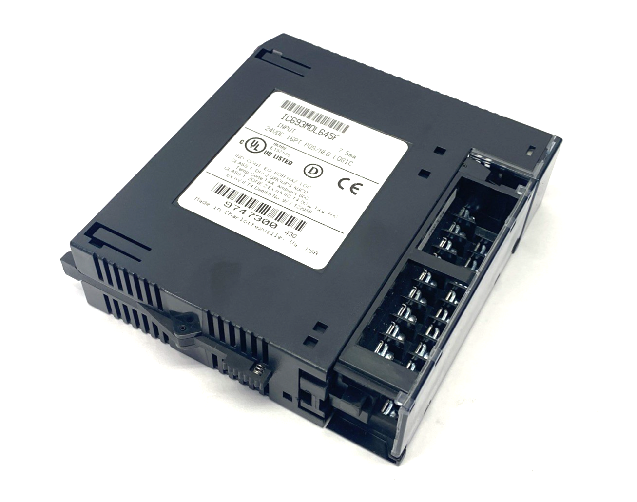 IC693MDL645F | GE Fanuc Input Module 24VDC Pos/Neg Logic 16PT - Used - Maverick Industrial Sales