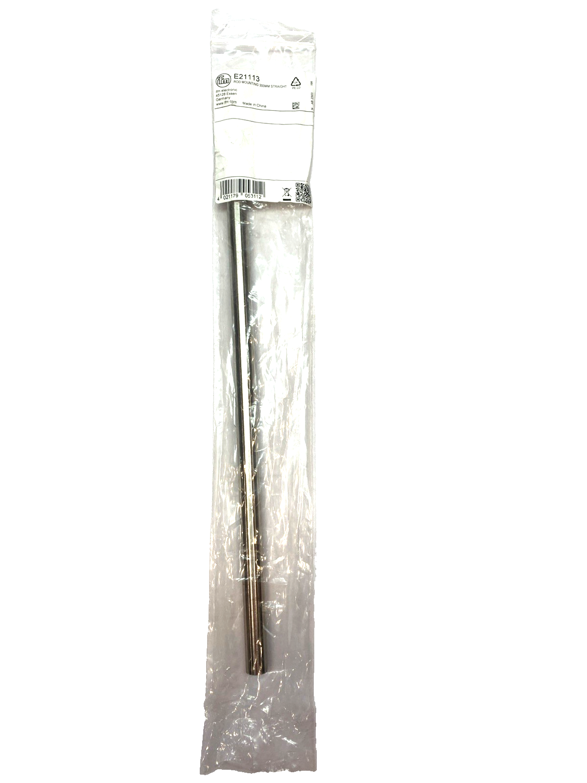 IFM E21113 300 mm Stainless Steel Sensor Mounting Rod - Maverick Industrial Sales