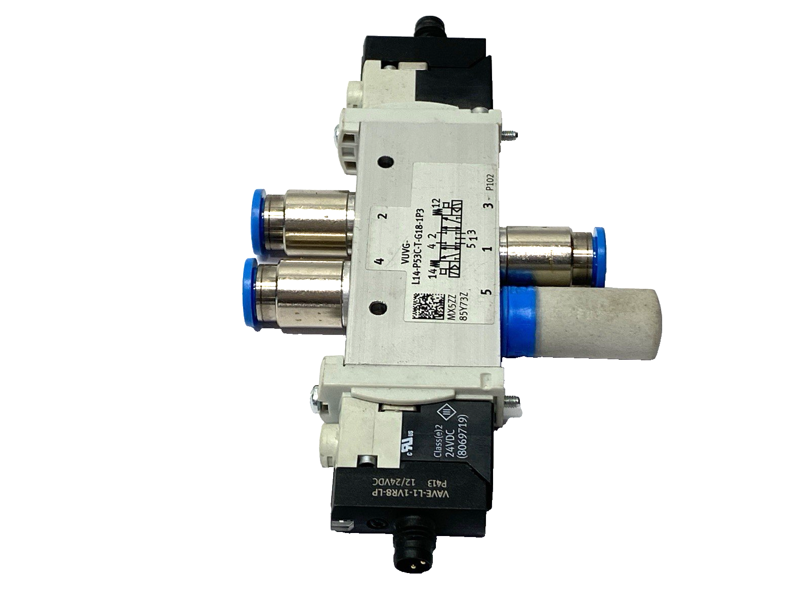 Festo VUVG-L14-P53C-T-G18-1P3 Pneumatic Air Solenoid Valve 566501 - Maverick Industrial Sales