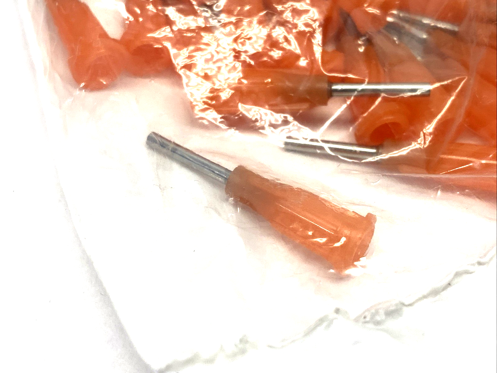 M915 Disposable LL TW Probe Needles, Orange, 15 Gauge x 1/2" Length LOT OF 150 - Maverick Industrial Sales