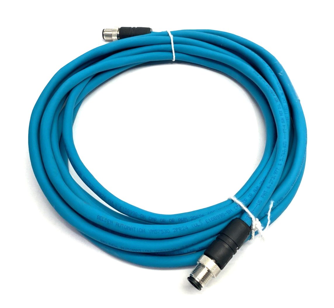 0985 YM57530 100/5M | Lumberg Automation Ethernet Cordset Double End 900004140 - New – Open box - Maverick Industrial Sales