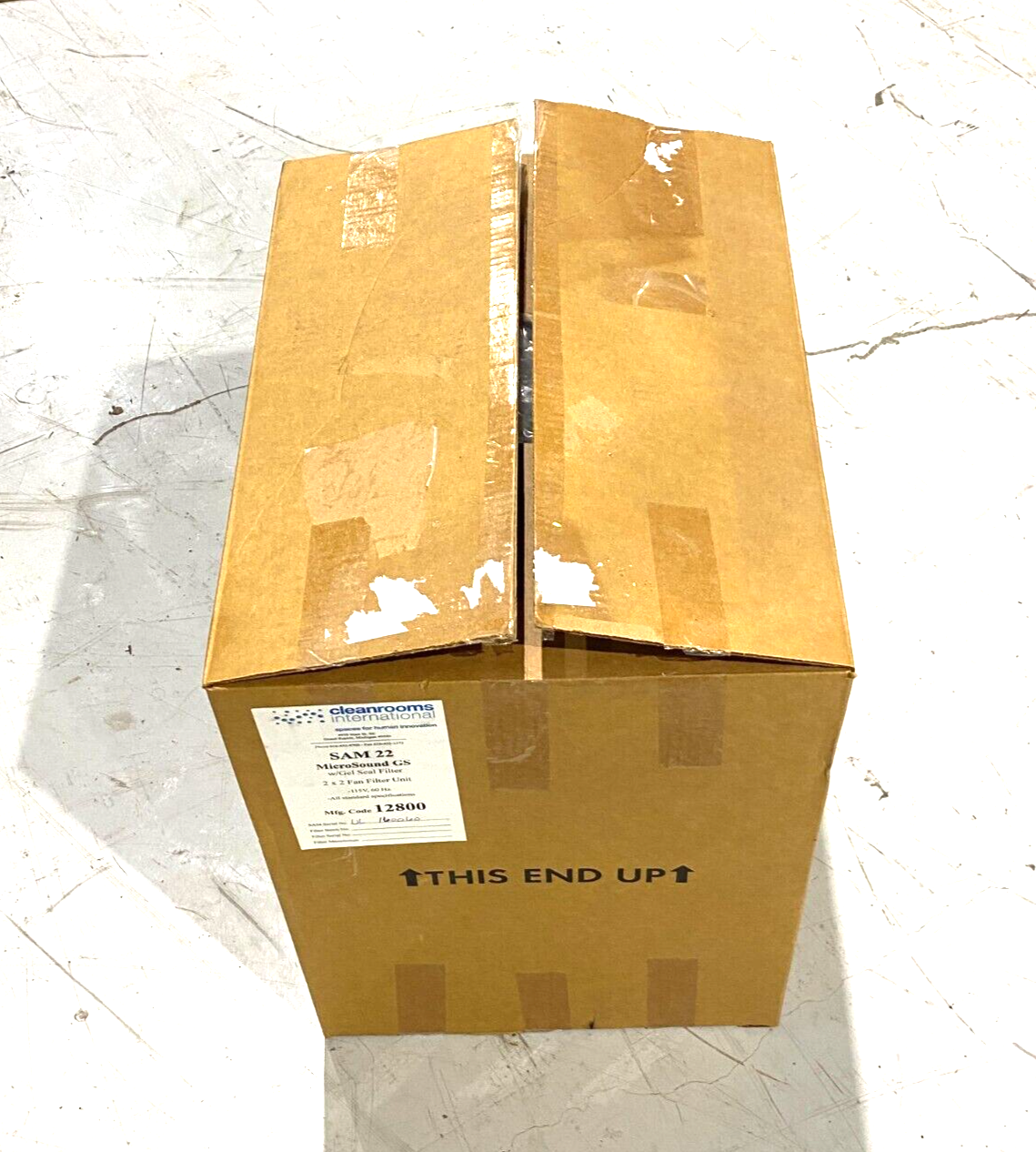 Cleanrooms International 12800 SAM® 22 MicroSound GS Ceiling Term. Filter Fan - Maverick Industrial Sales