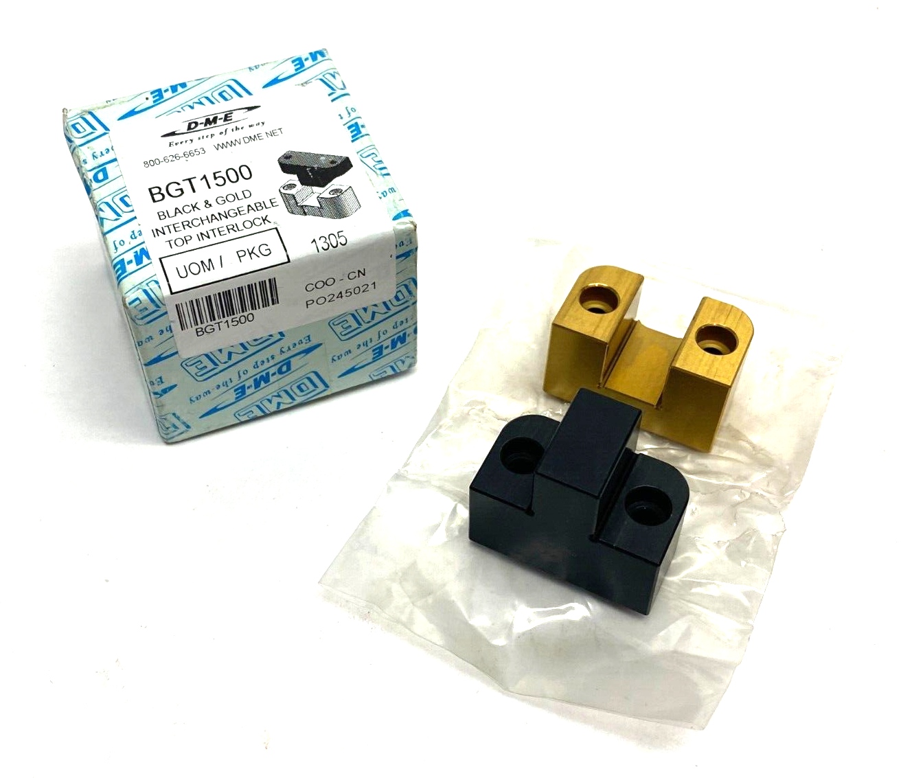 DME BGT1500 Black & Gold Interchangeable Top Lock 1.5" Width - Maverick Industrial Sales