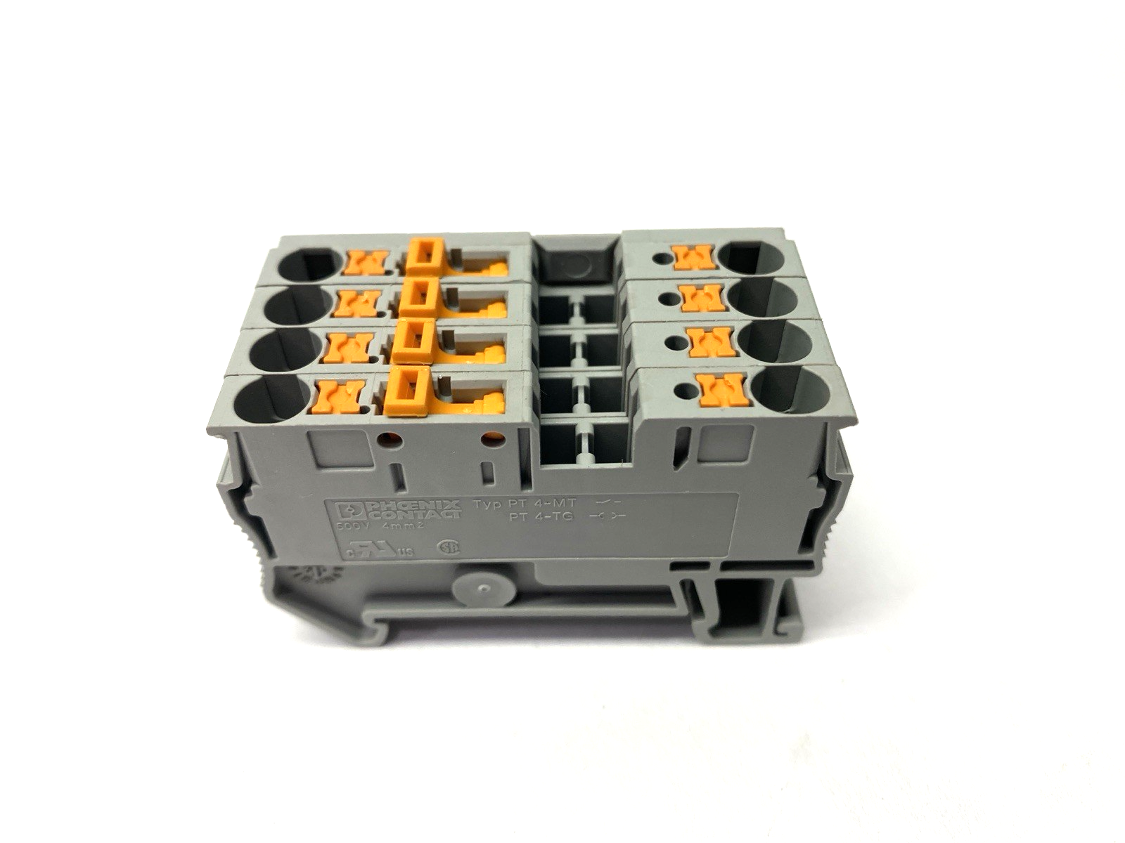 PT 4-MT | Phoenix Contact Knife Disconnect Terminal Block 3211933 LOT OF 4 - Used - Maverick Industrial Sales