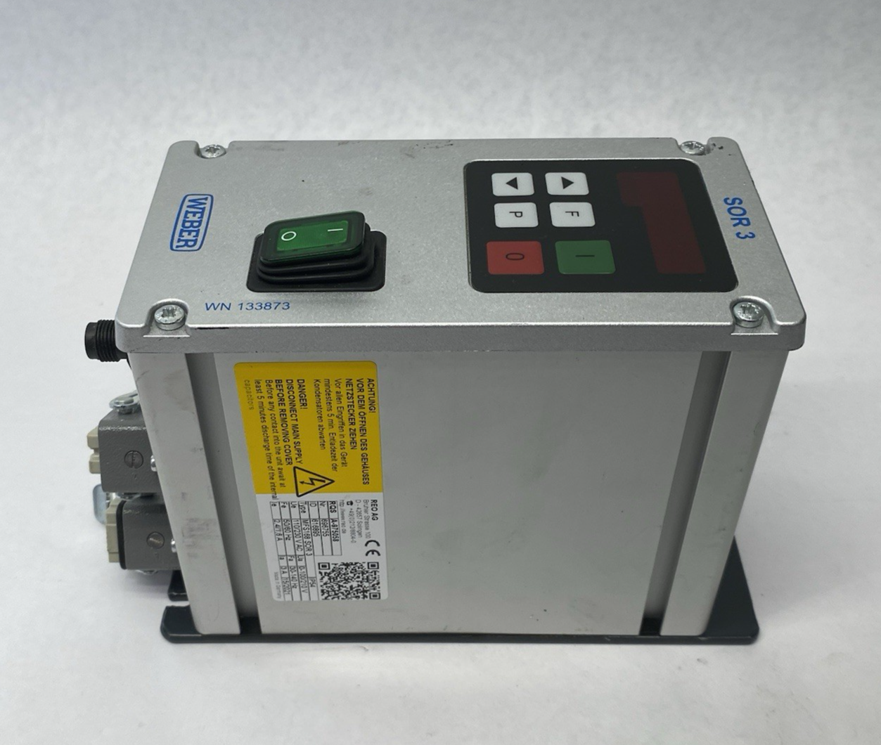 616895 | REO Weber REOVIB MFS168 SOR 3 Frequency Converter IP54 500666000008200 - Used - Maverick Industrial Sales