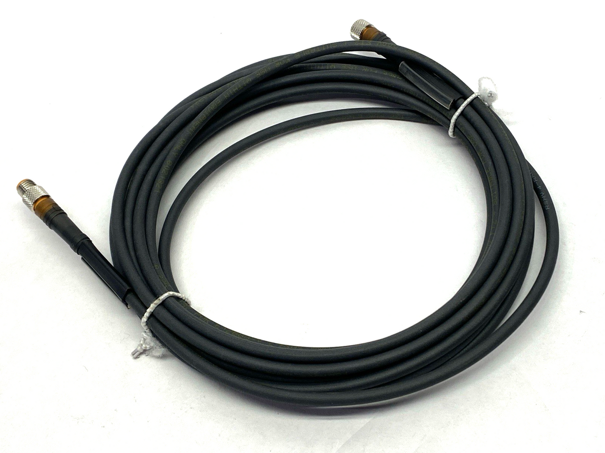 RSMV 4-RKMV 4-225/5M | Lumberg RSMV 4-RKMV 4-225/5 M Cordset M8 4-Pin Male To Female 5m 54625 - New – Open box - Maverick Industrial Sales