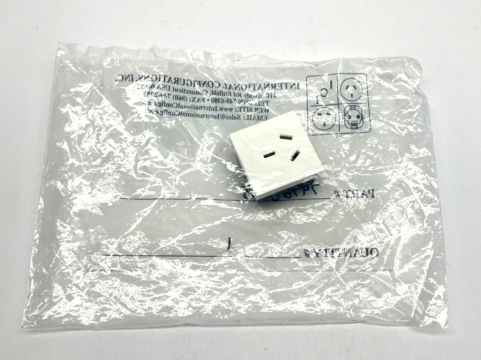 International Configurations 74700X45 China Modular Outlet Type I 10A 250V - Maverick Industrial Sales