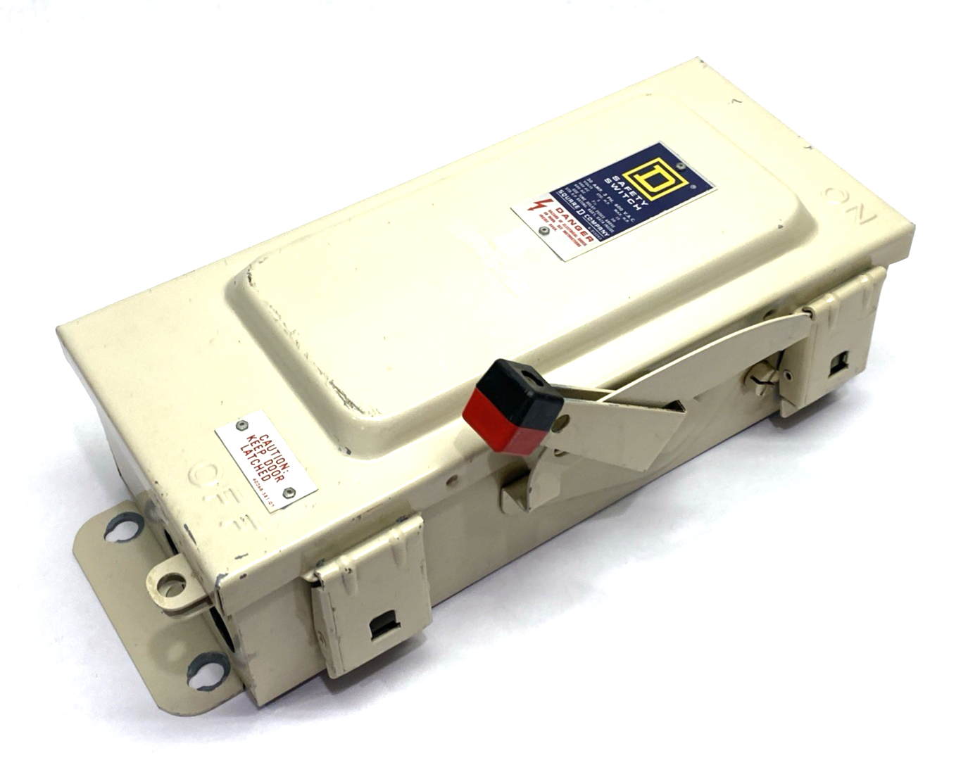 H361A | Schneider Square D Safety Switch, Heavy duty, Fusible, 30A 3-Pole 20HP - Used - Maverick Industrial Sales