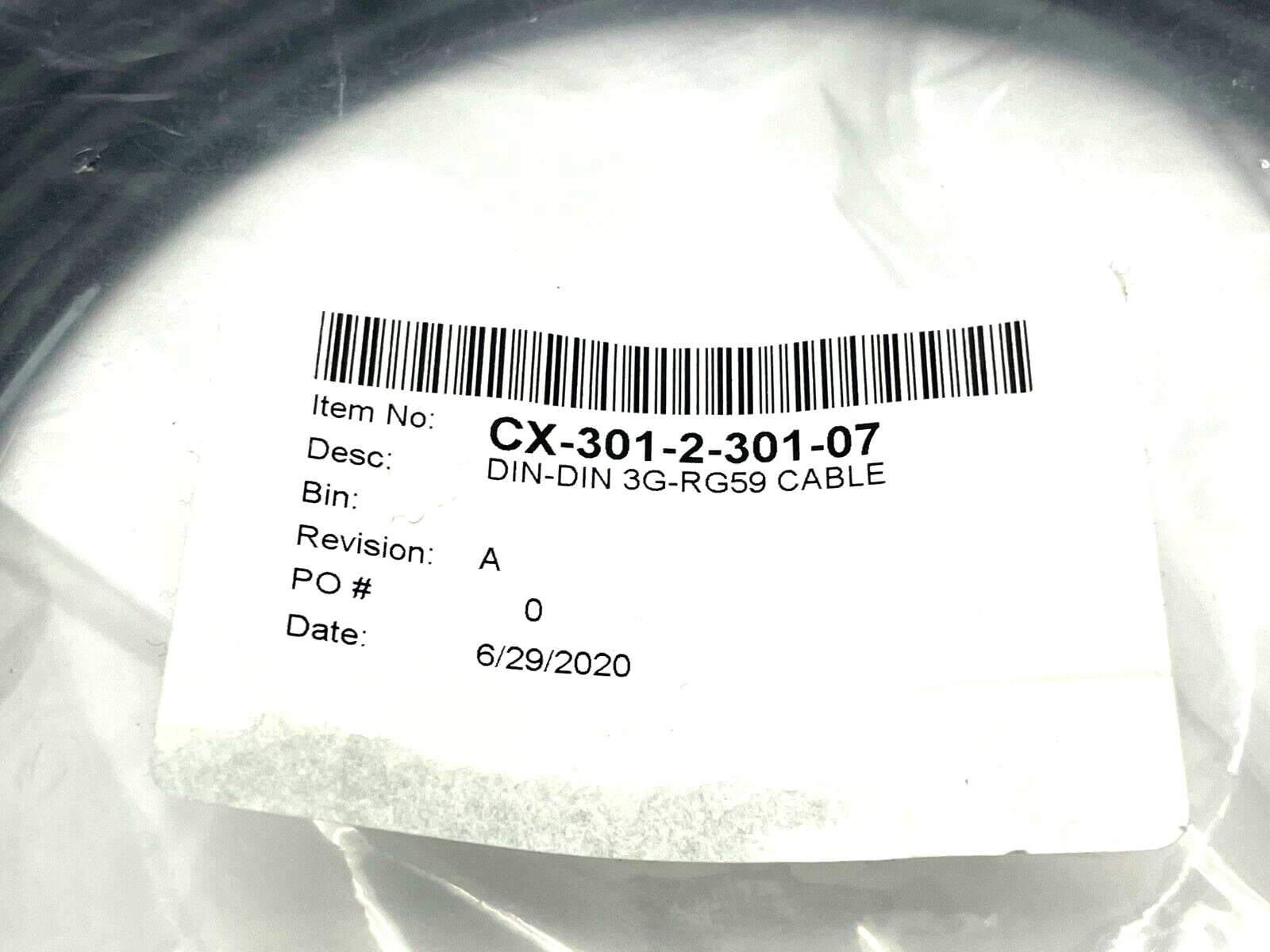 CoaXpress CX-301-2-301-07 Rev. A Machine Vision Cable 7m Length - Maverick Industrial Sales
