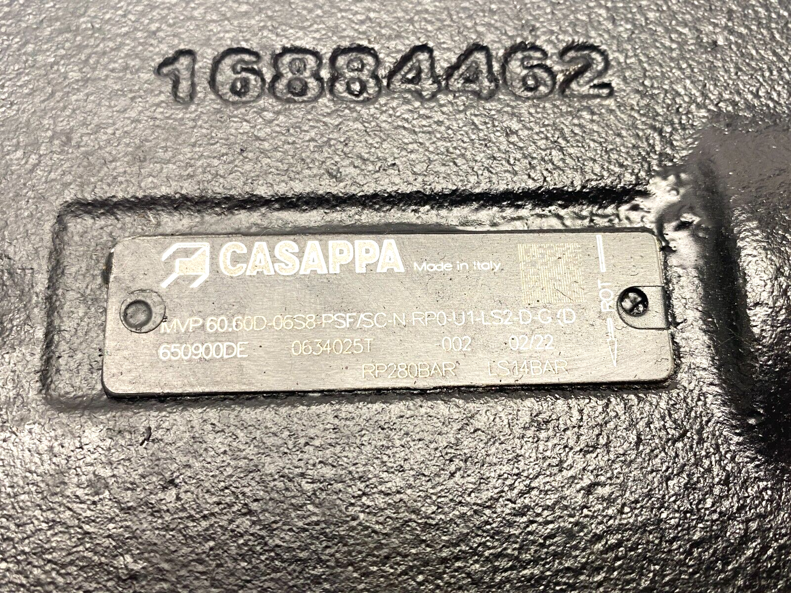 Casappa MVP60.60D-06S8-PSF/SC-N-RP0-U1-LS2-D-G Variable Axial Piston Pump - Maverick Industrial Sales