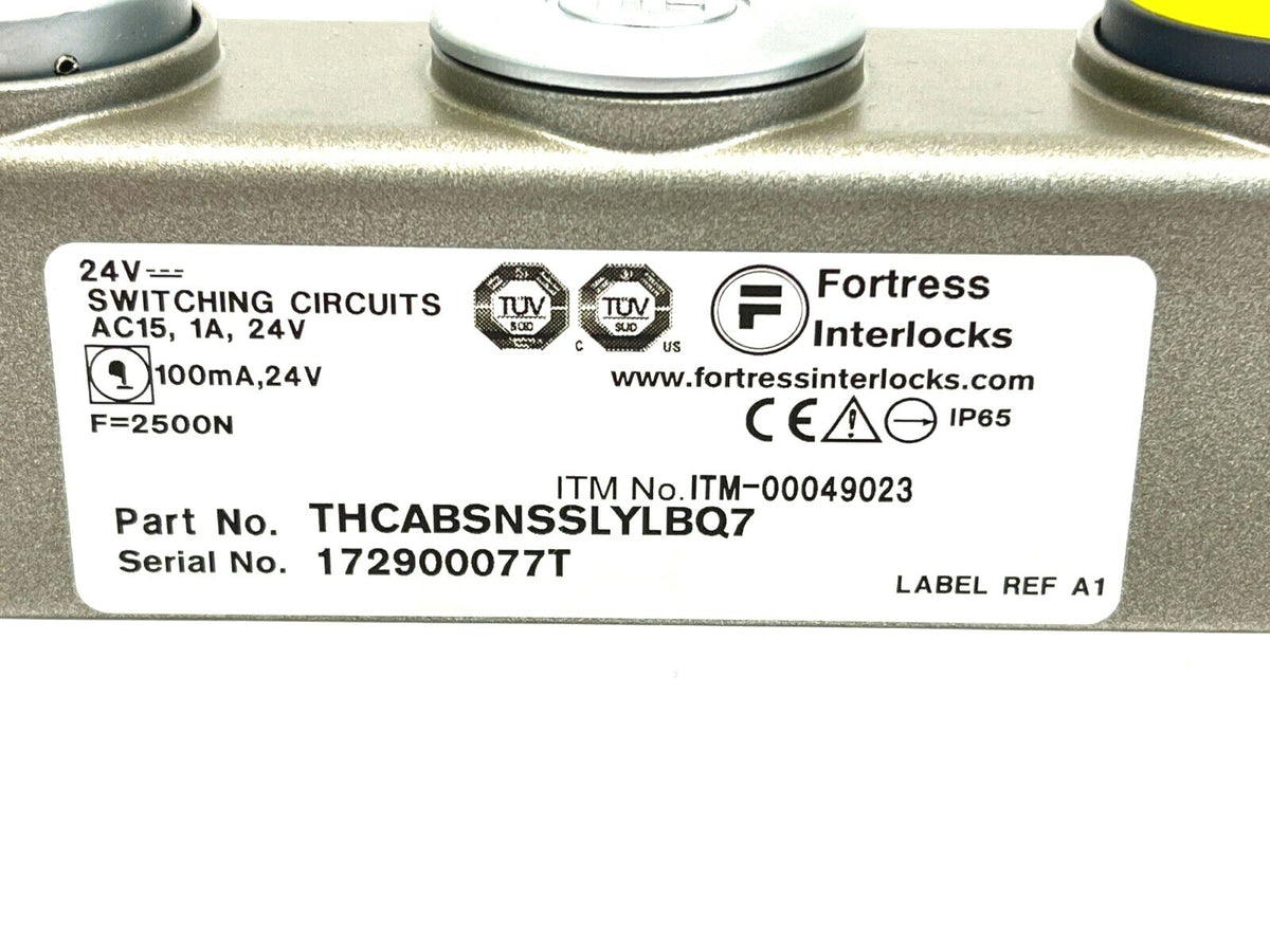 Fortress Interlocks THCABSNSSLYLBQ7 Safety Guard Interlock ONE KEY ONLY - Maverick Industrial Sales