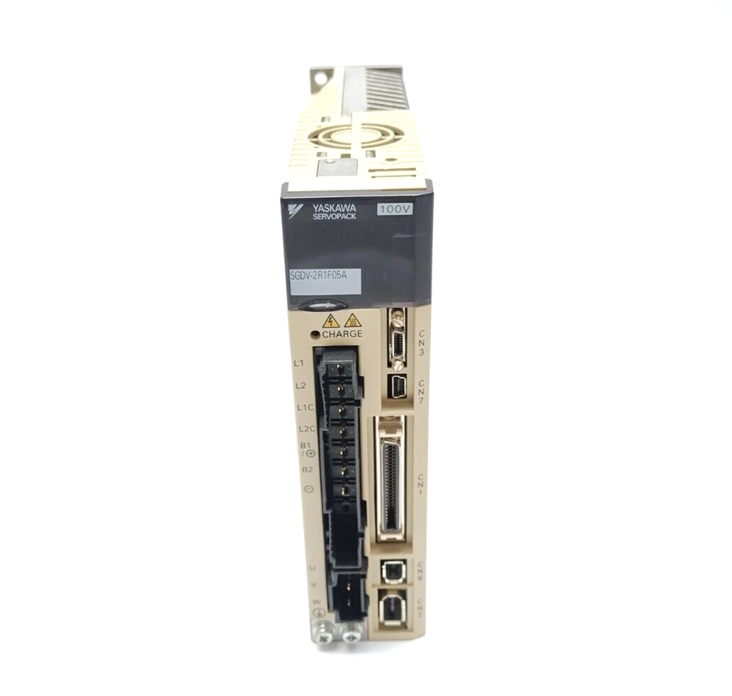 Yaskawa SGDV-2R1F05A Servopack AC Drive/Amplifier 3PH 200W Out NO CONNECTORS - Maverick Industrial Sales