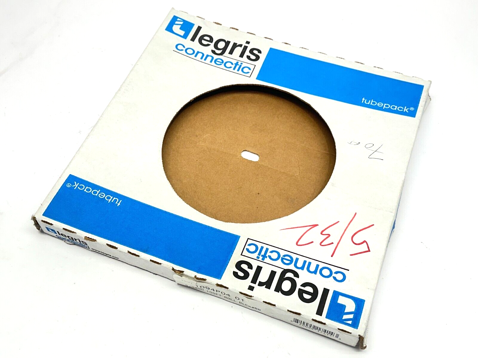 Legris 1094P04 01 Nylon 12 Tubing 0.106" ID 5/32" OD Black 90ft - Maverick Industrial Sales