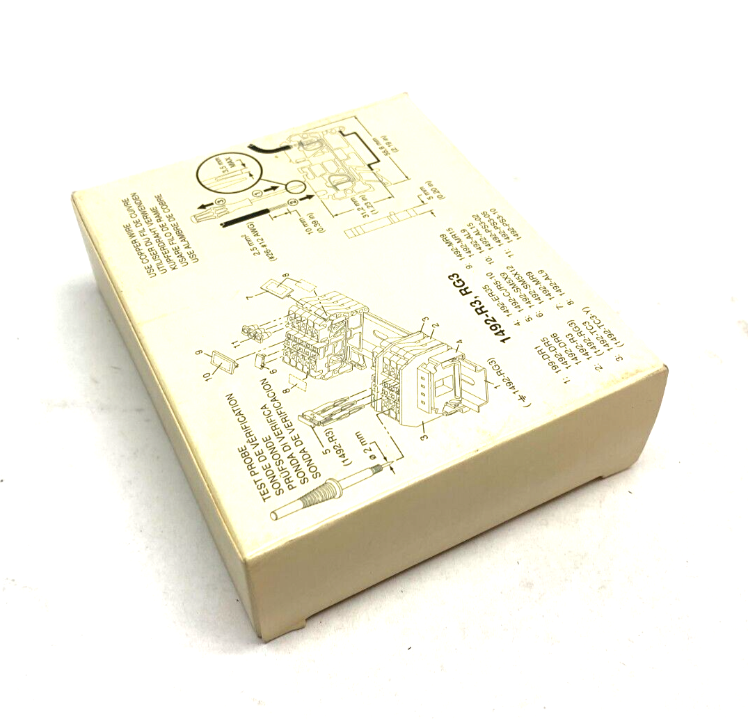 Allen Bradley 1492-R3 Ser. A Gray 2-Wire Terminal Block BOX OF 48 - Maverick Industrial Sales