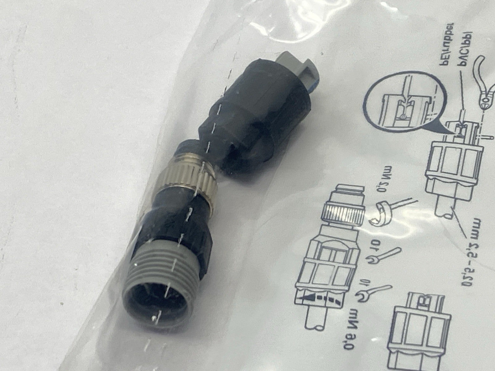 Phoenix Contact SACC-M 8MS-3QO-0,5-M Connector Male M8 3-Pin A-Code 1441024 - Maverick Industrial Sales