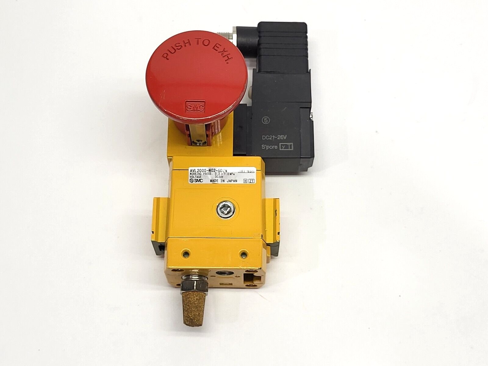 SMC AVL2000-N02-5DZM Soft Start Lock-Out Valve, DV24C - Maverick Industrial Sales