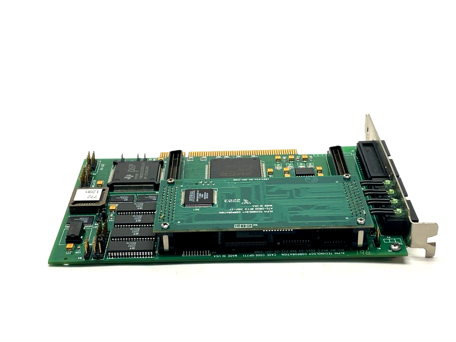 Alphi Technology PCI-IPC Dual Industry Pack Carrier Module w/ ATC-CIO32 Counter - Maverick Industrial Sales